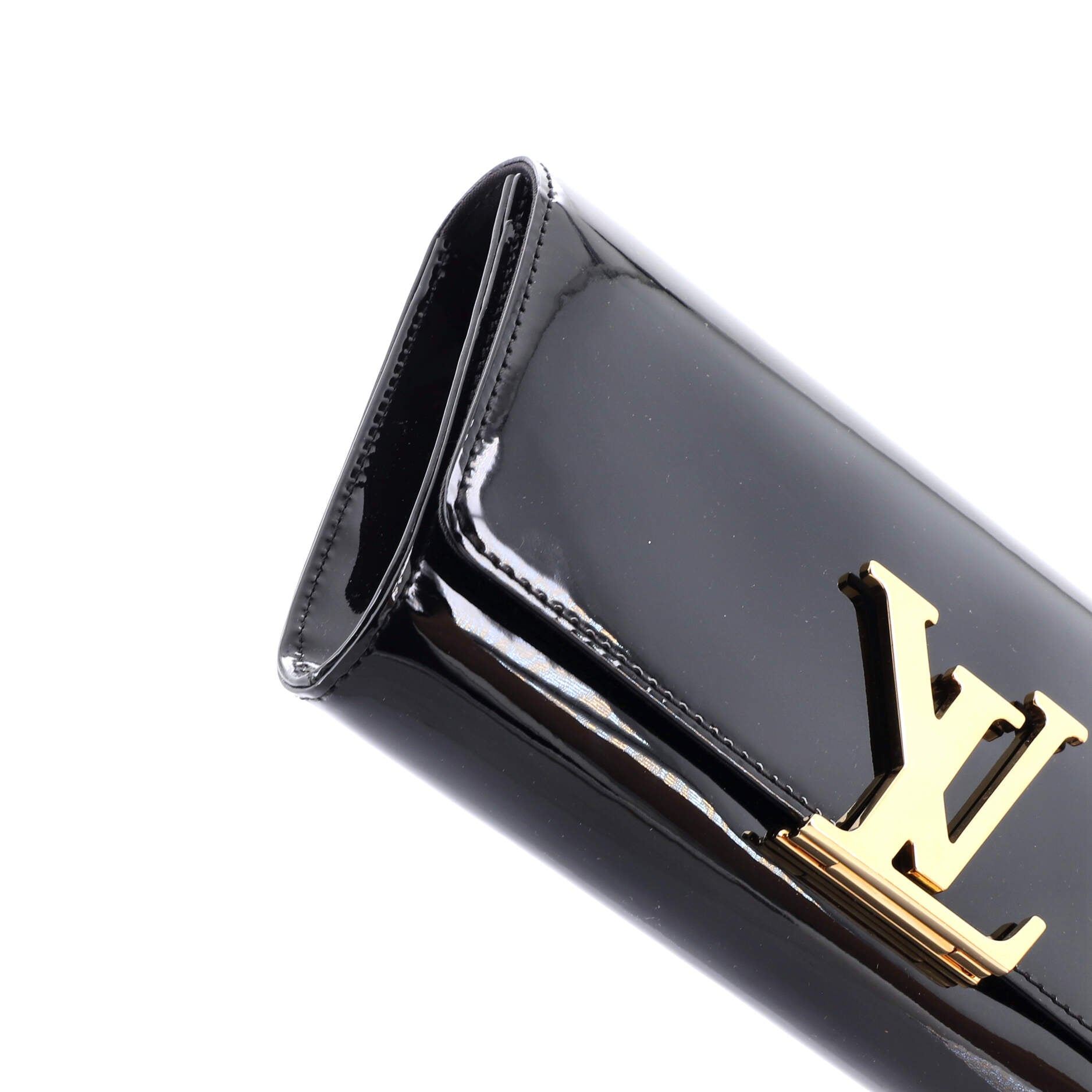 Louis Vuitton Louise Clutch Patent Long
