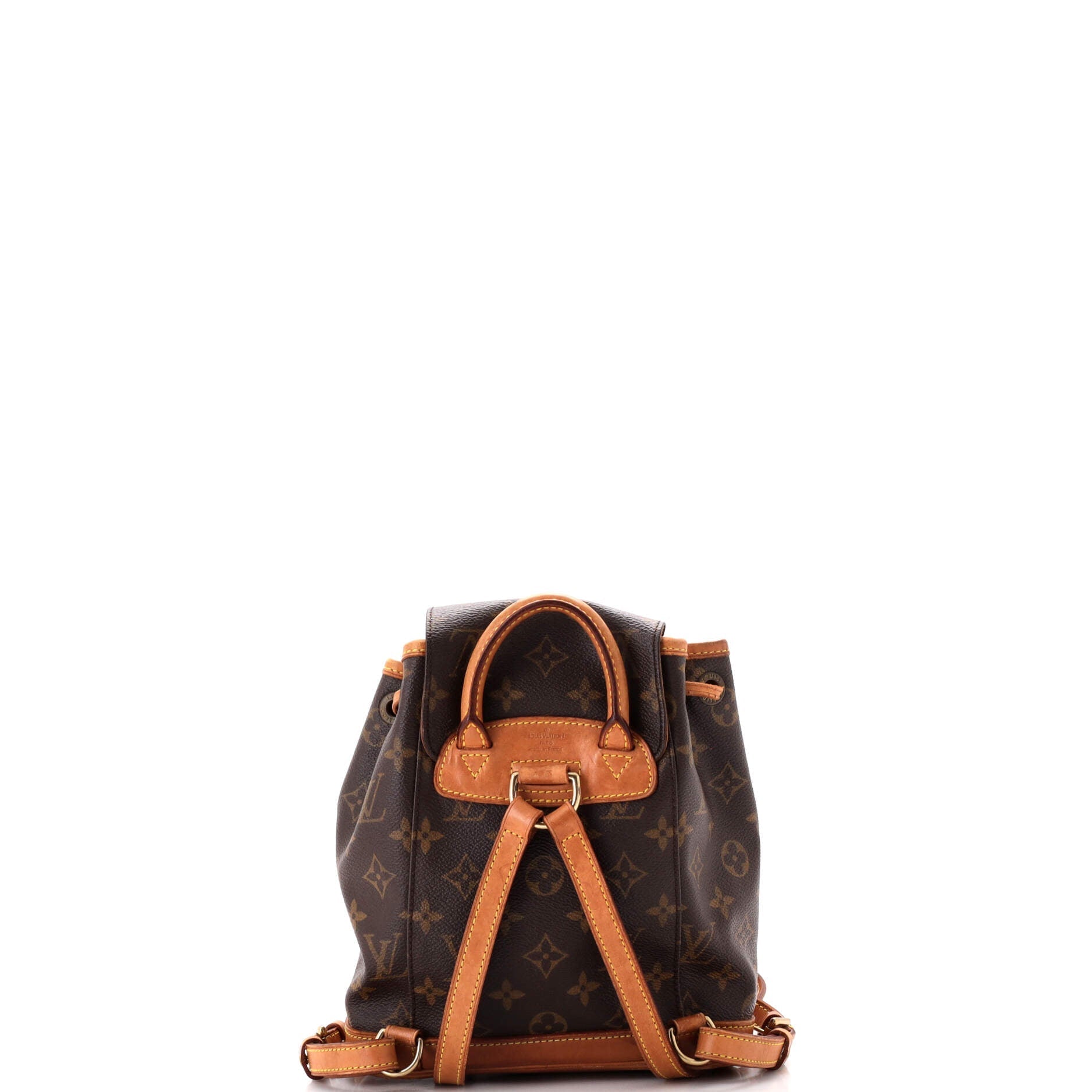 Louis Vuitton Vintage Montsouris Backpack Monogram Canvas PM