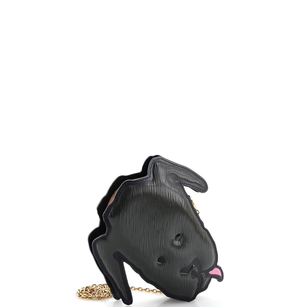 Grace Coddington Dog Face Bag Epi Leather and Reverse Monogram Canvas Mini