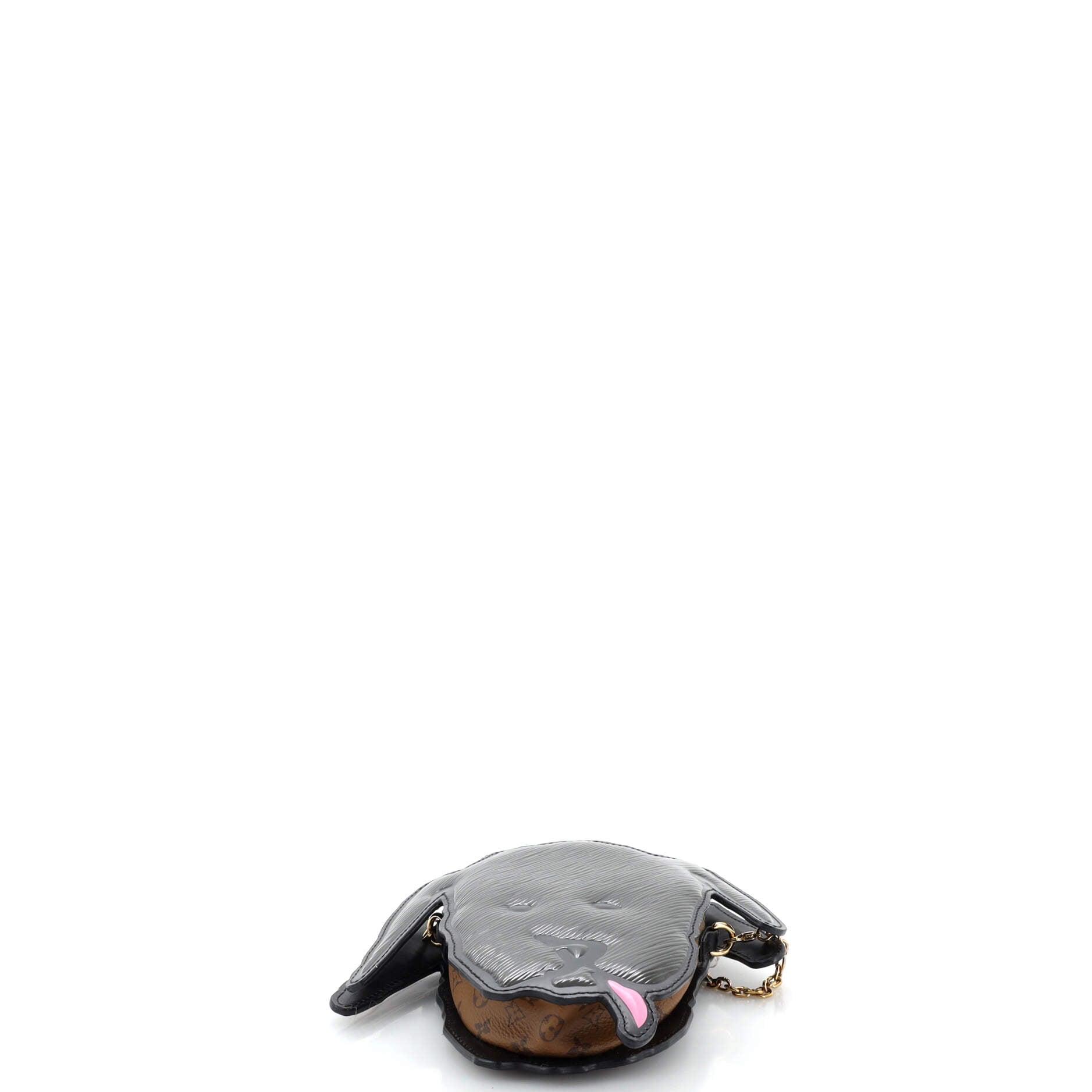 Grace Coddington Dog Face Bag Epi Leather and Reverse Monogram Canvas Mini