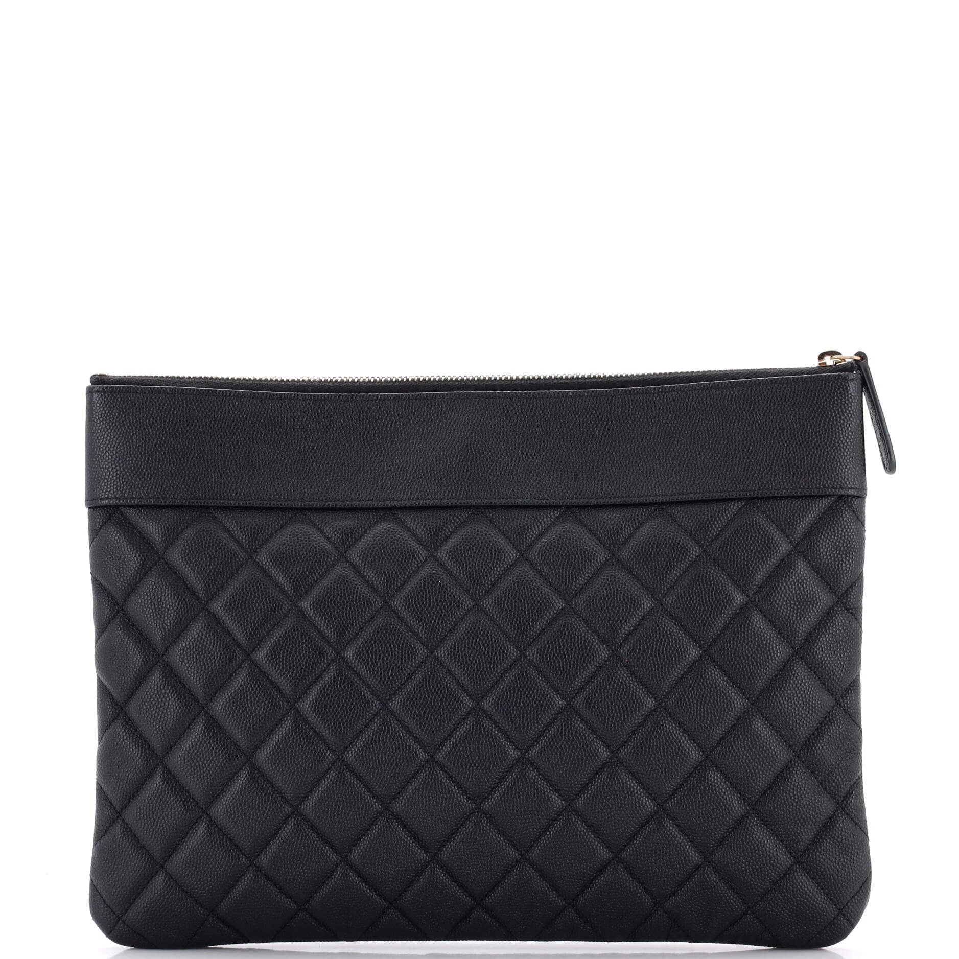 Mademoiselle Vintage O Case Clutch Quilted Sheepskin Medium