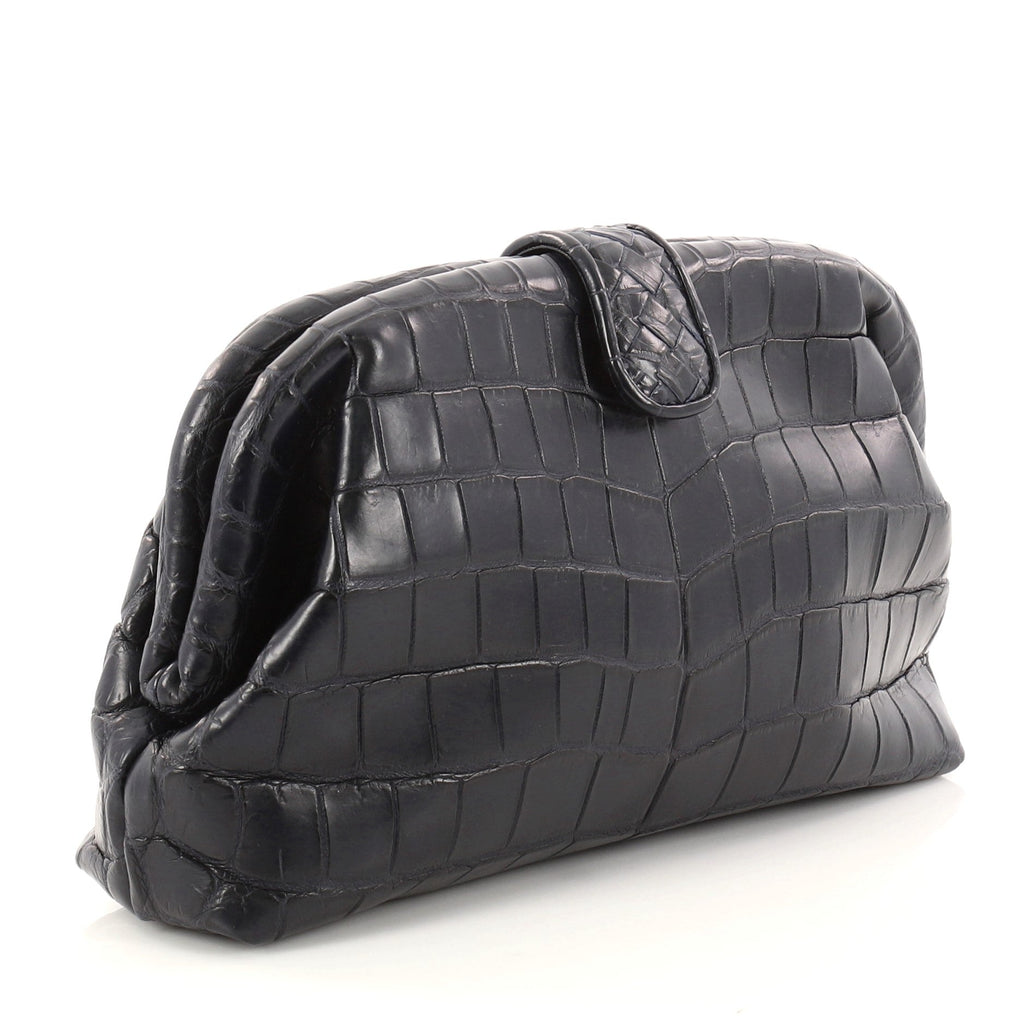 Lauren 1980 Clutch Crocodile Small