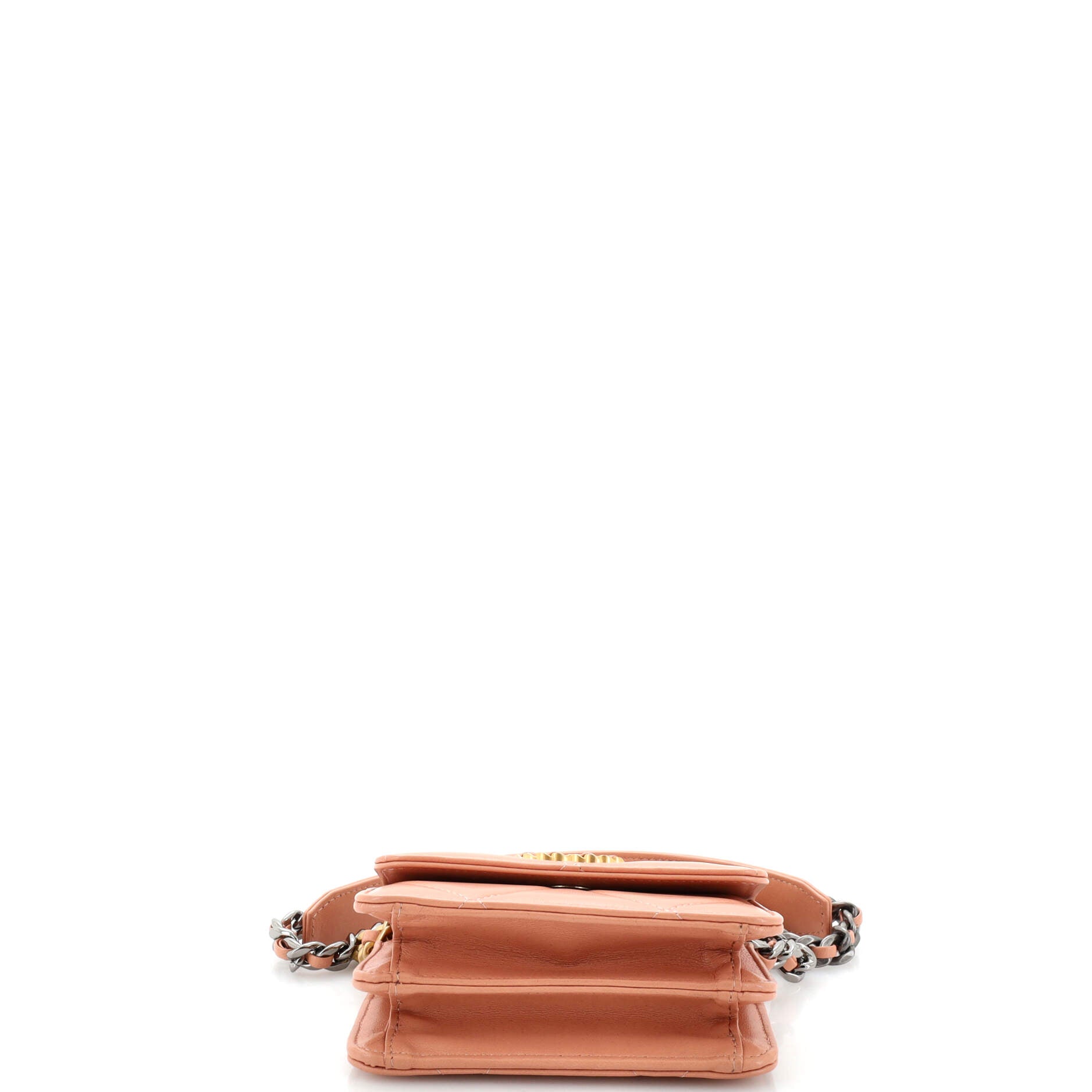 19 Flap Coin Purse Belt Bag Quilted Lambskin