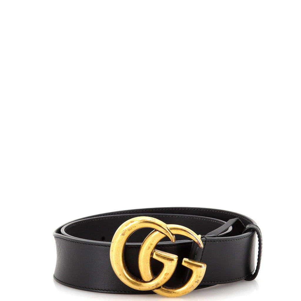 GG Marmont Belt Leather Wide 80