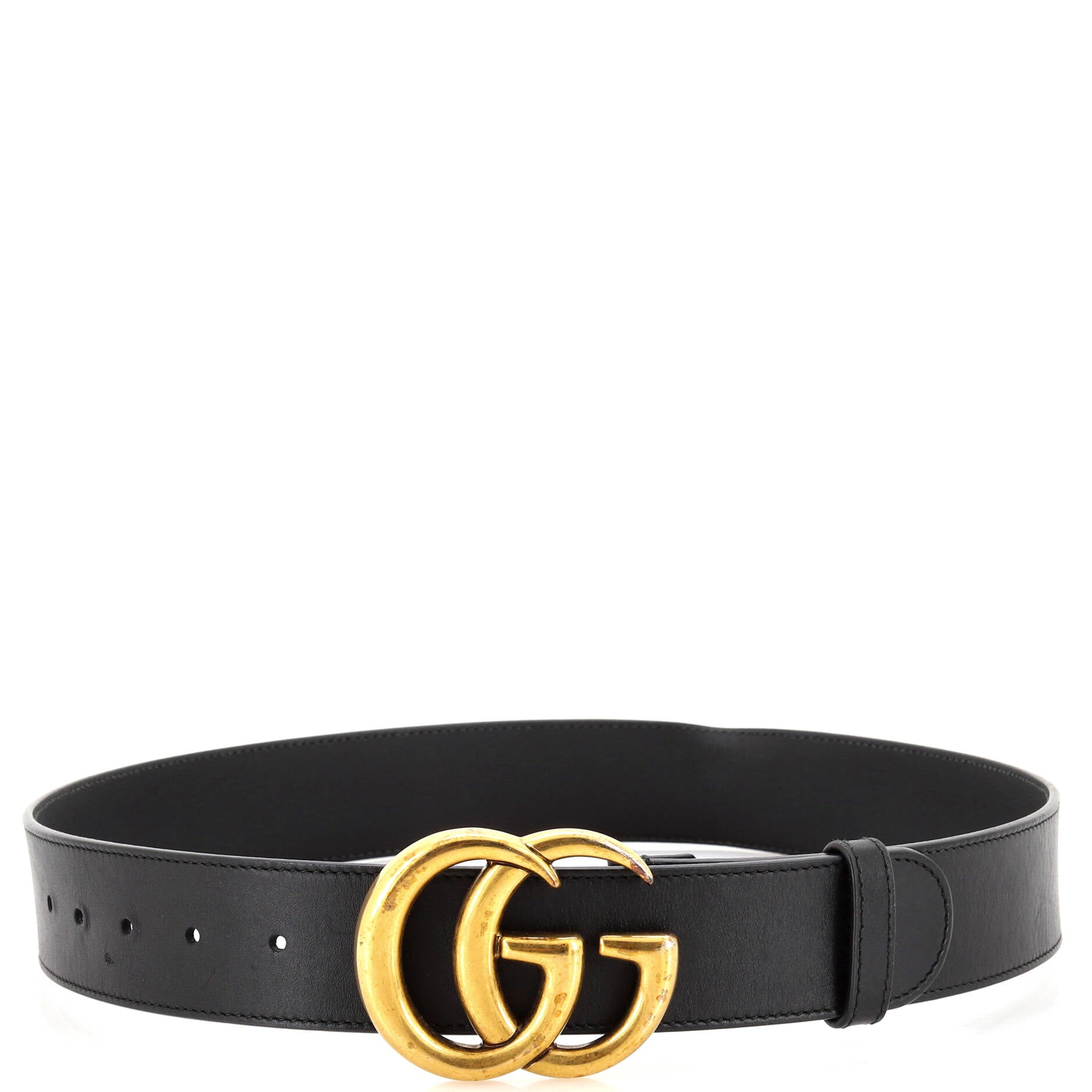 GG Marmont Belt Leather Wide 80