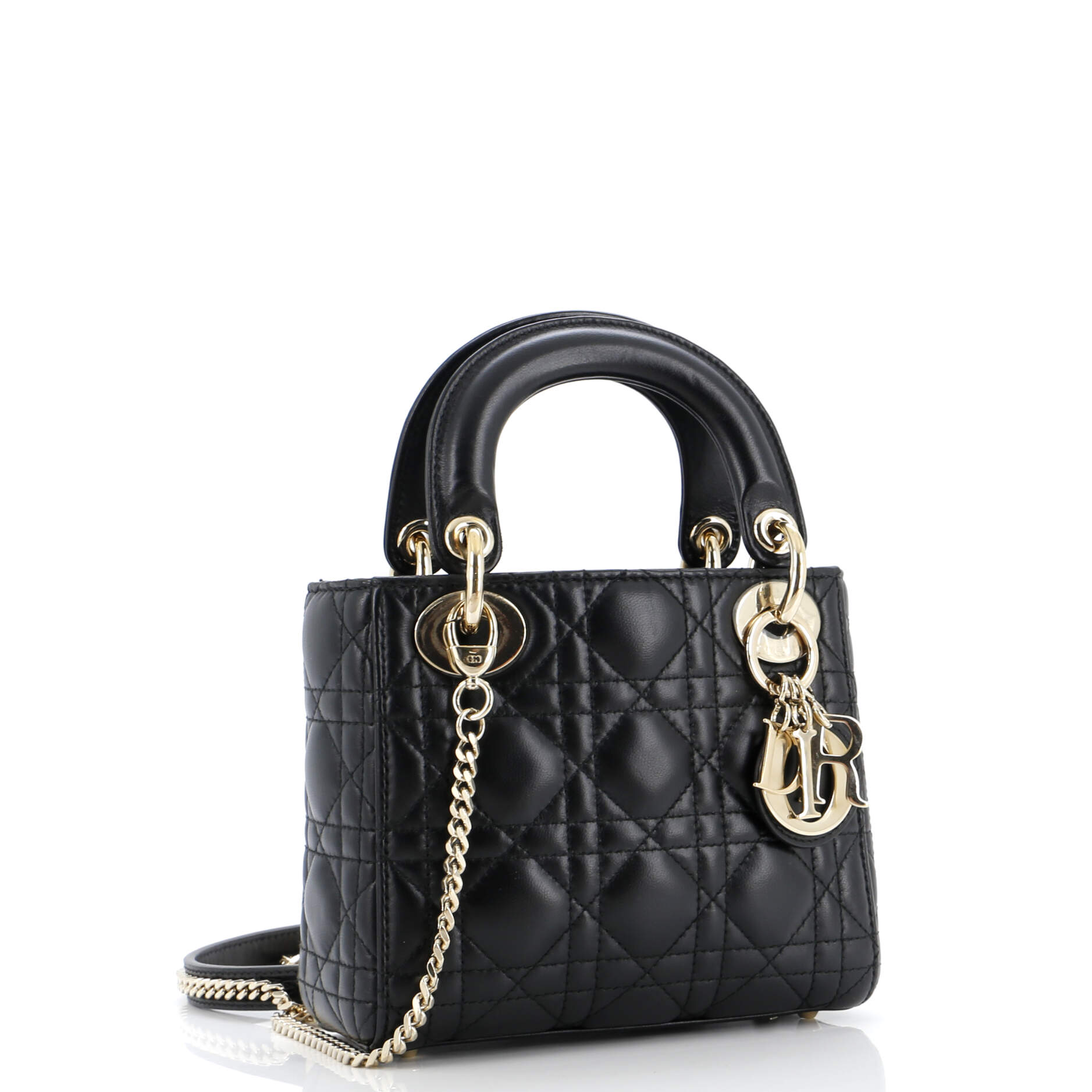 Lady Dior Bag Cannage Quilt Lambskin Mini