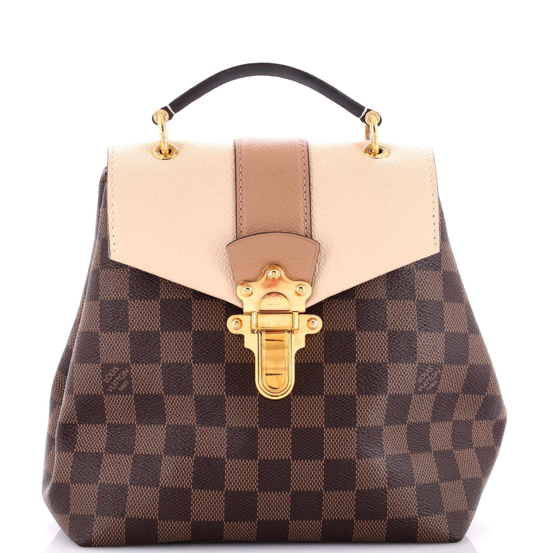 Louis Vuitton Clapton Backpack Damier and Leather