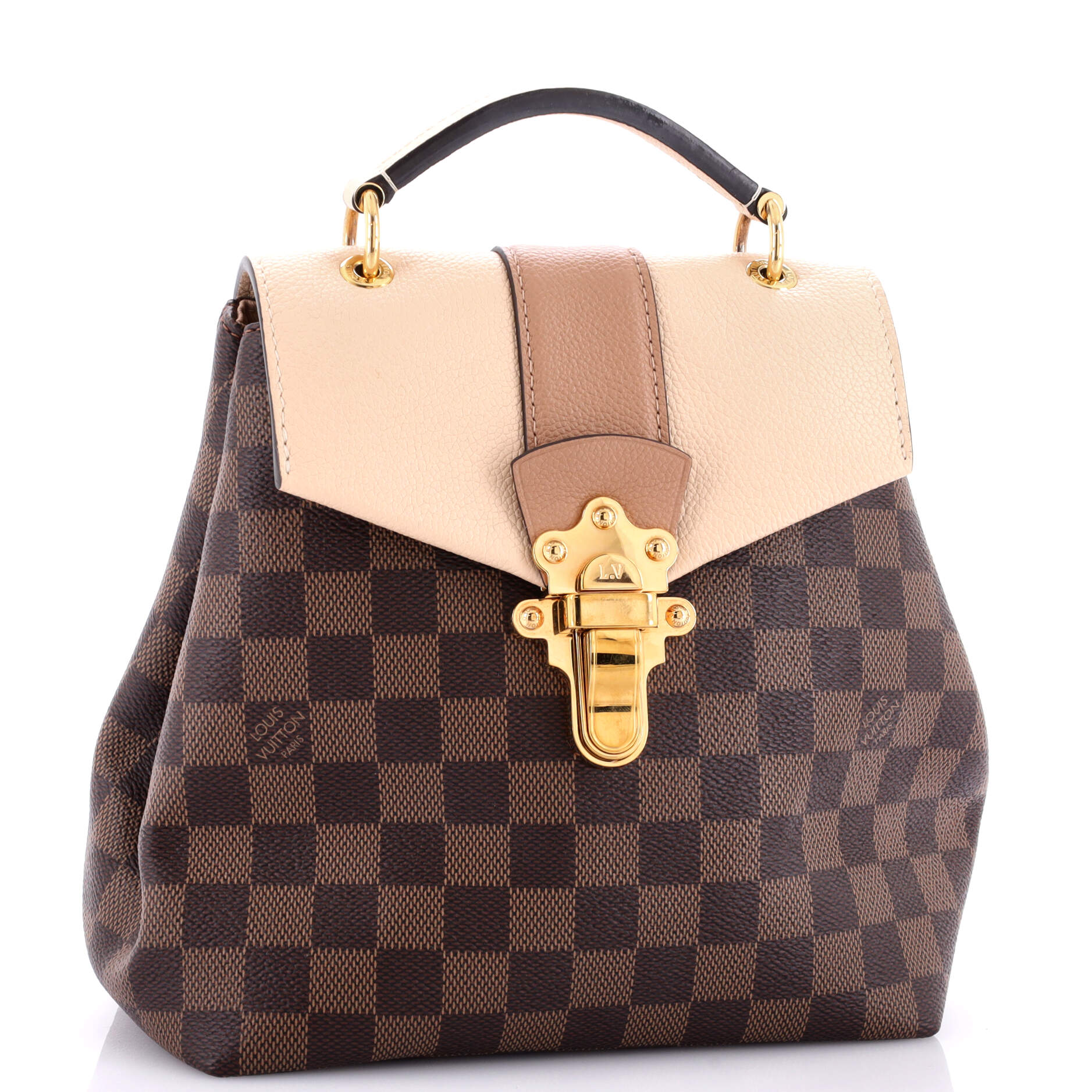 Louis Vuitton Clapton Backpack Damier and Leather