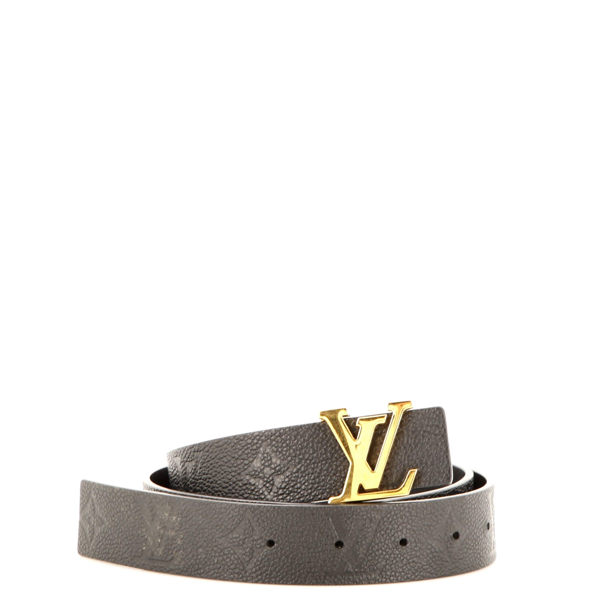 LV Initiales Belt Leather Medium 80