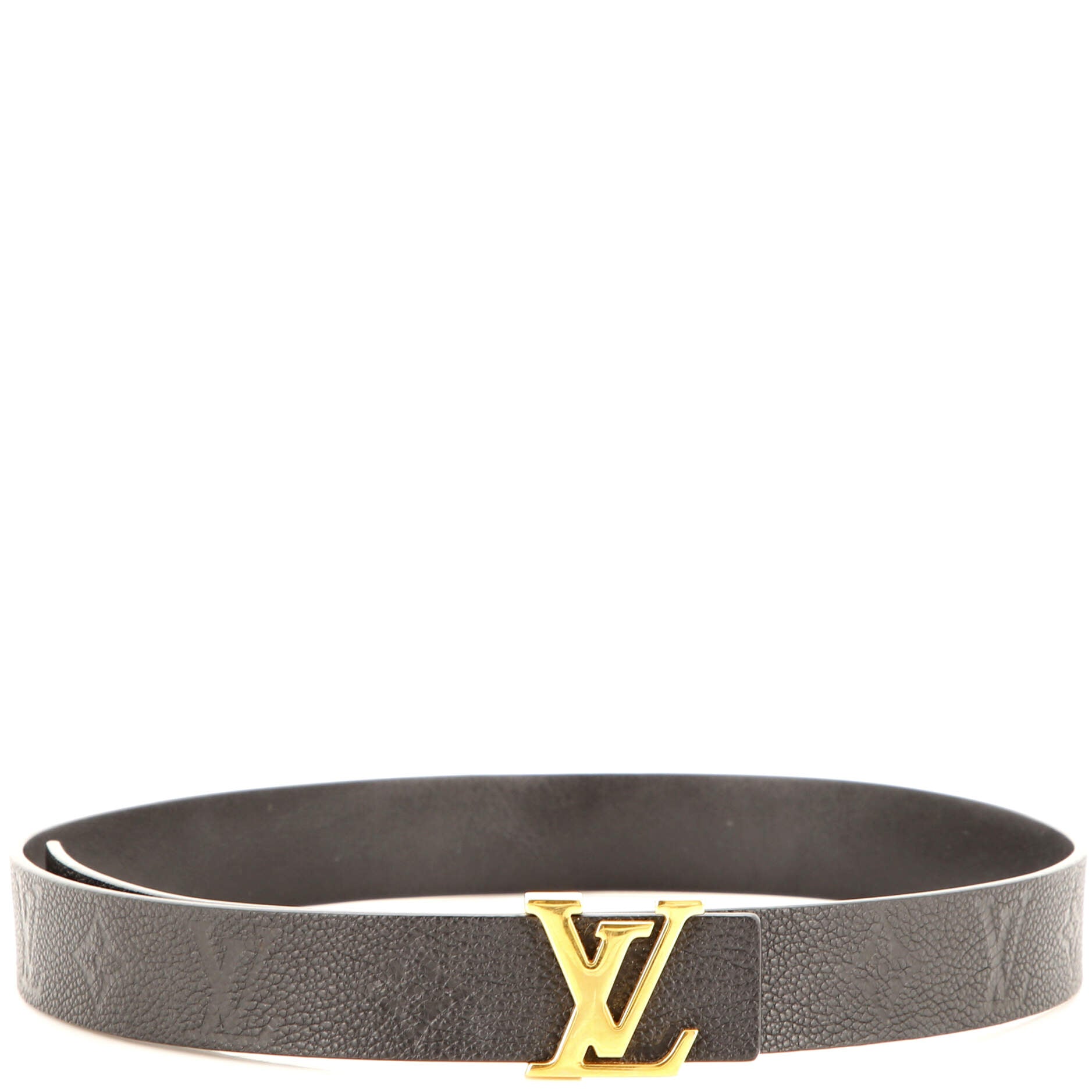 LV Initiales Belt Leather Medium 80