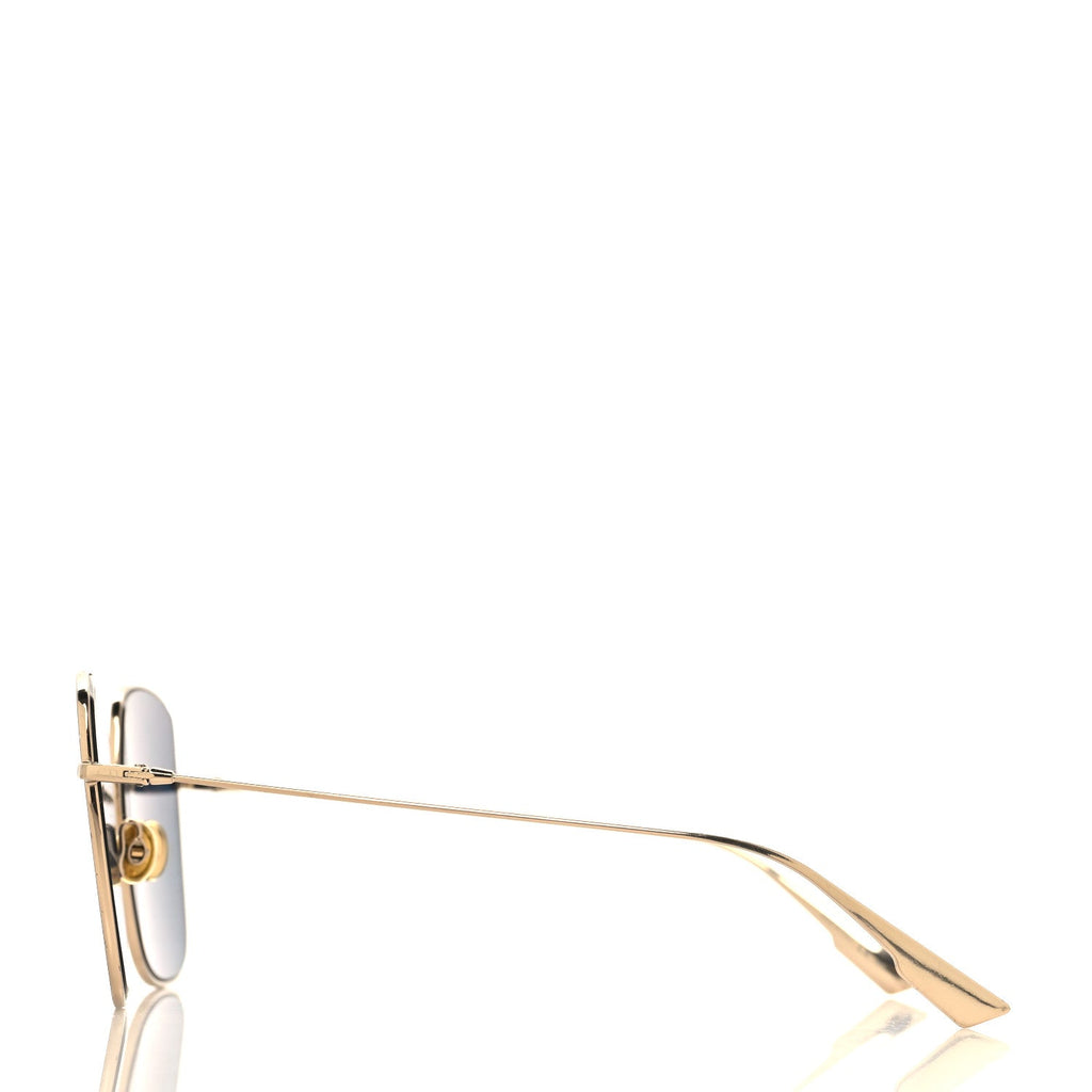 Metal Stellaire 1 Square Sunglasses Gold