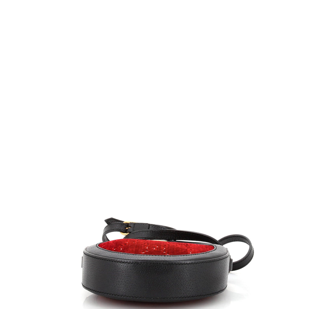 Ophidia Round Shoulder Bag GG Velvet Mini