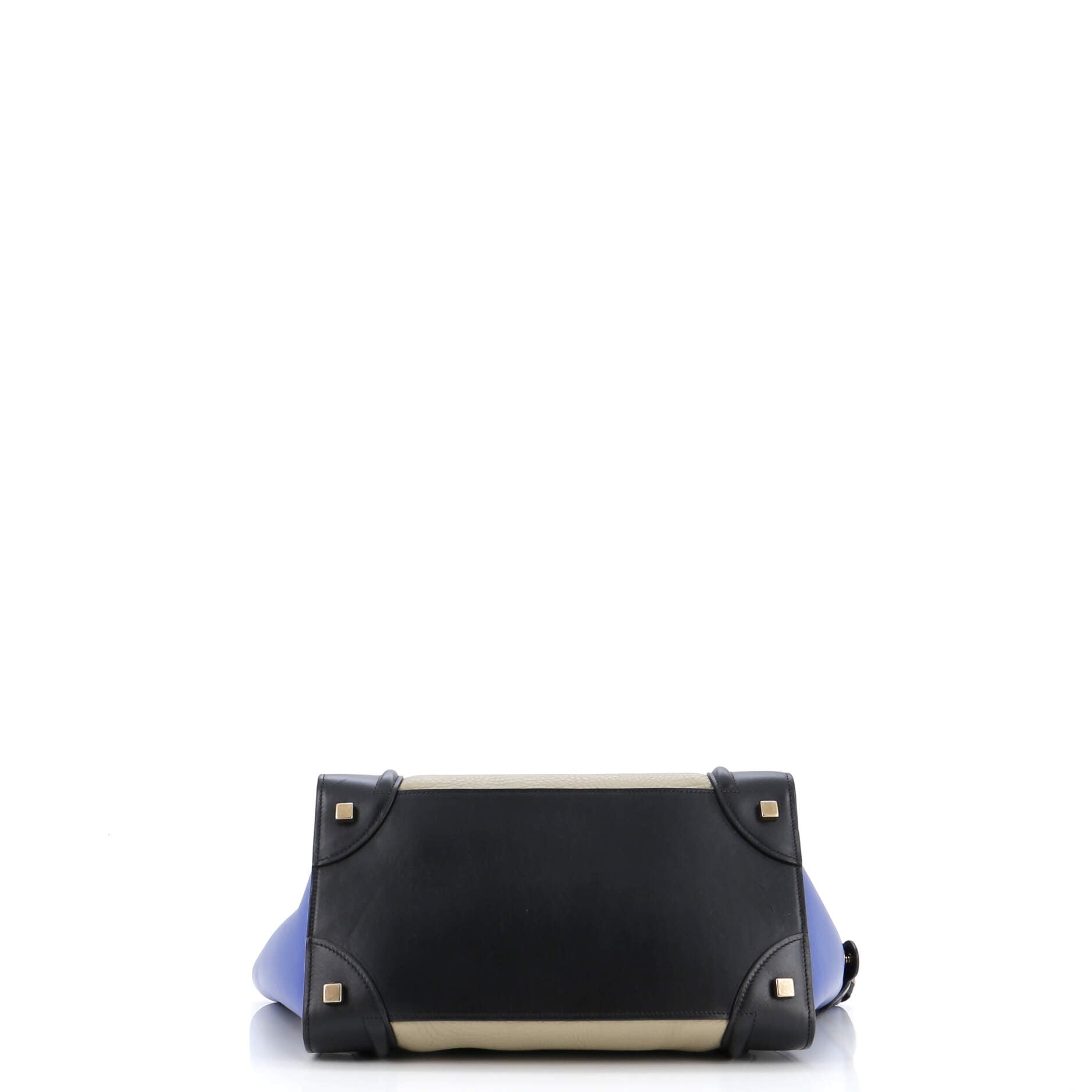 Tricolor Luggage Bag Leather Mini