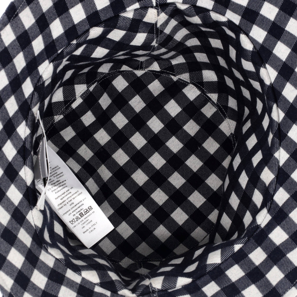 Reversible Small Brim Bucket Hat Check'N'Dior and Oblique Canvas