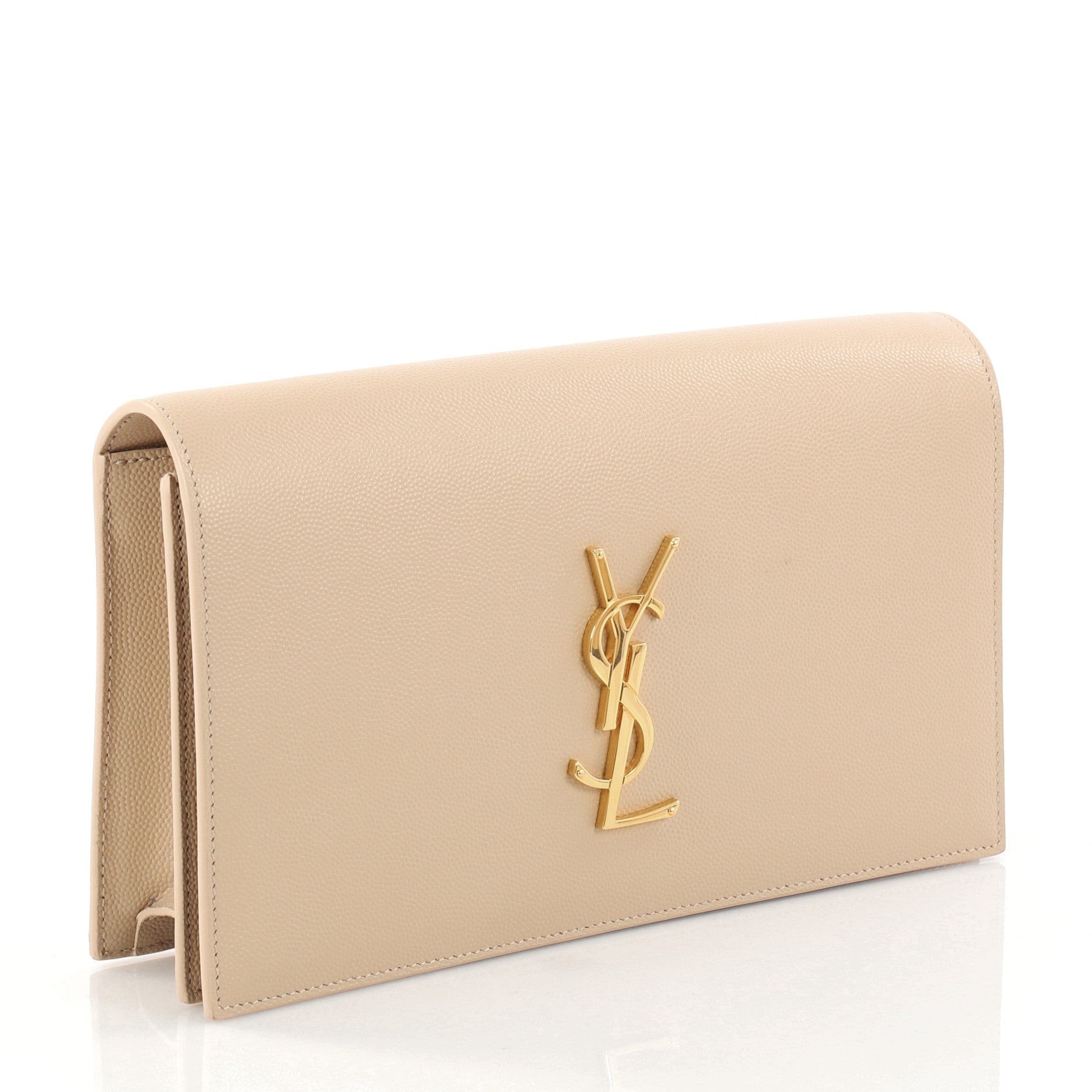 Classic Monogram Clutch Leather Large