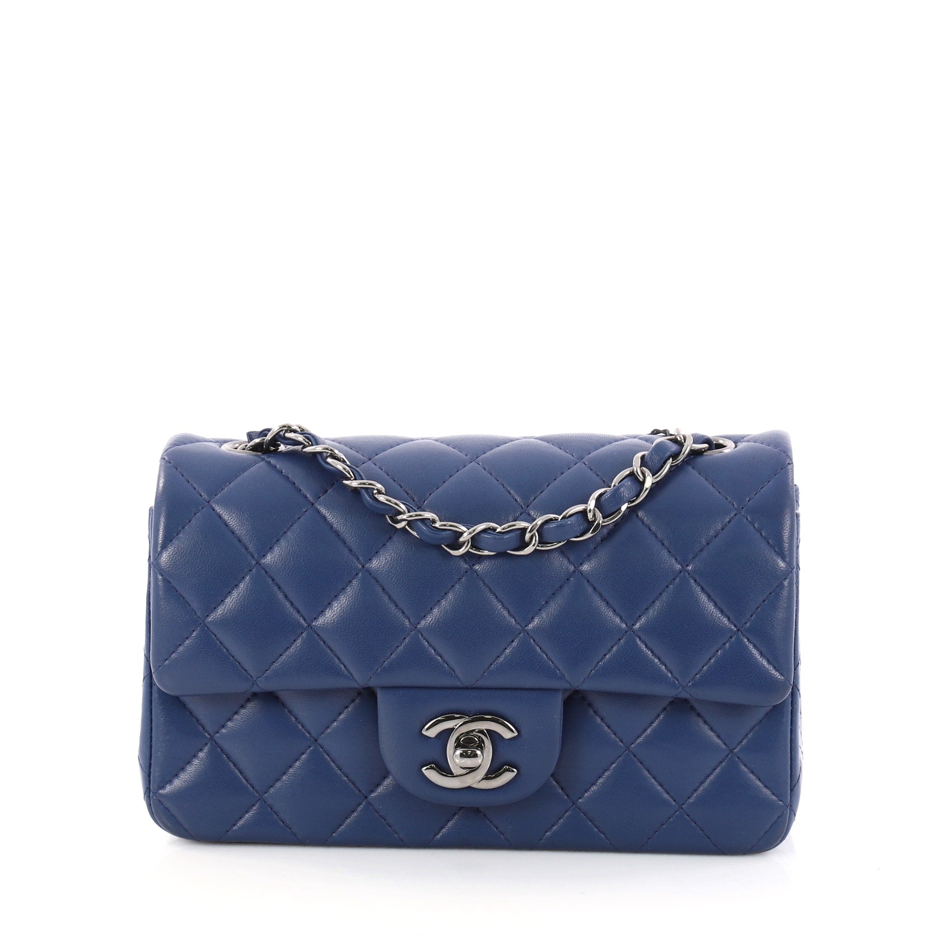 Classic Single Flap Bag Quilted Lambskin Mini