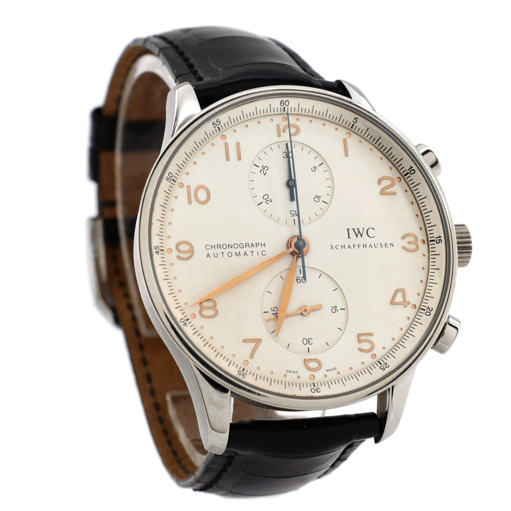 Portugieser Chronograph Automatic Watch Stainless Steel and Alligator 41