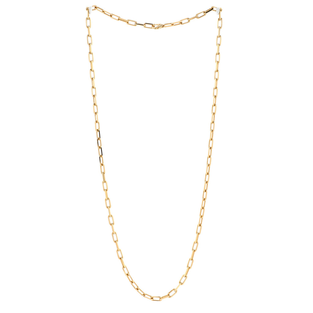 Santos de Cartier Chain Necklace 18K Yellow Gold