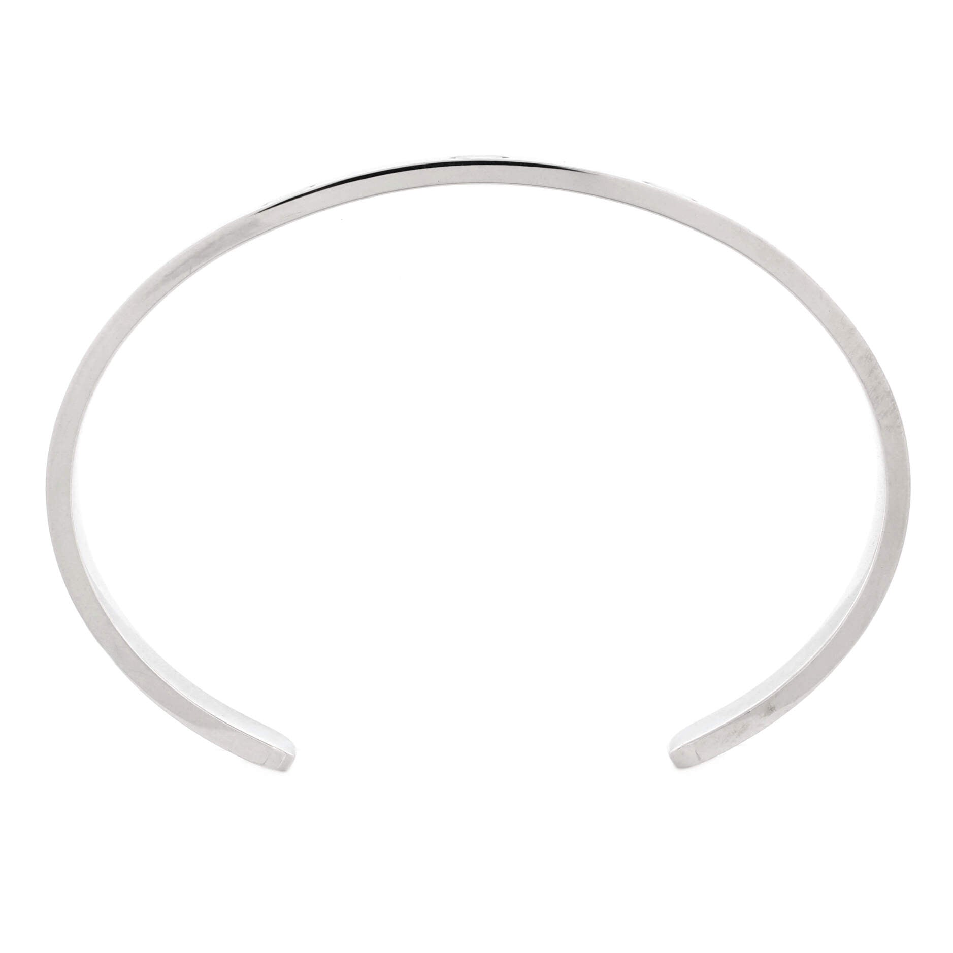 Love Cuff Bracelet 18K White Gold