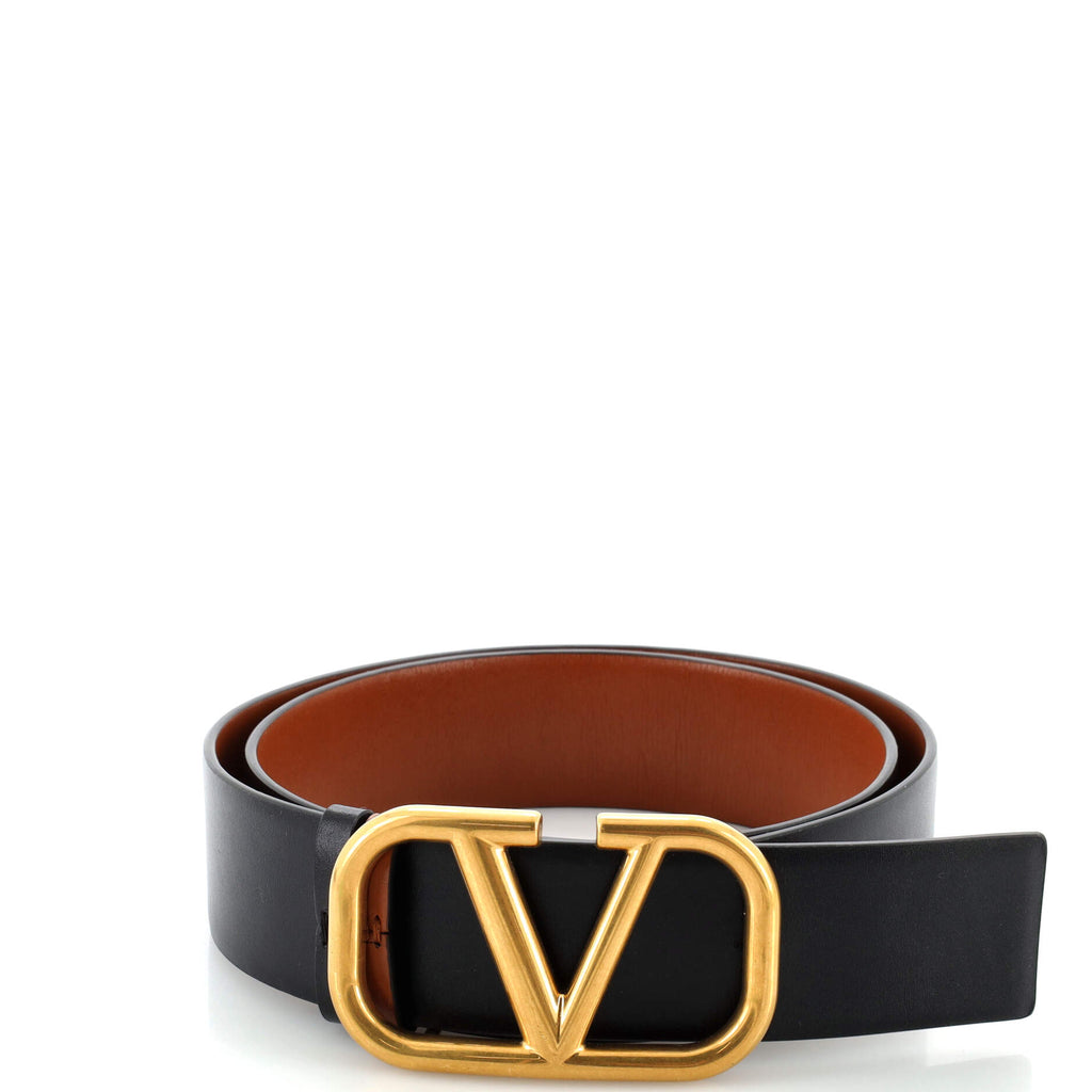 VLogo Reversible Belt Leather Wide 110
