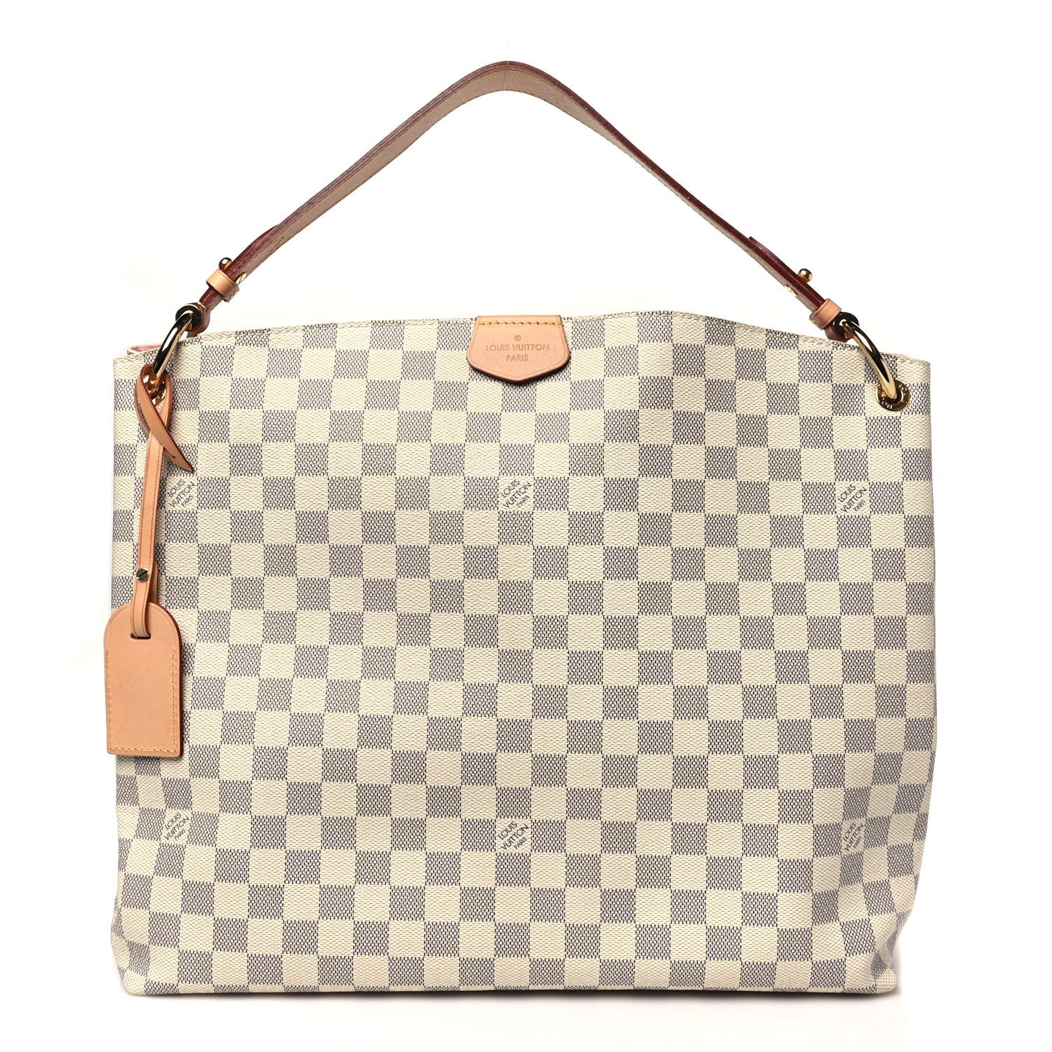Damier Azur Graceful MM Rose Ballerine