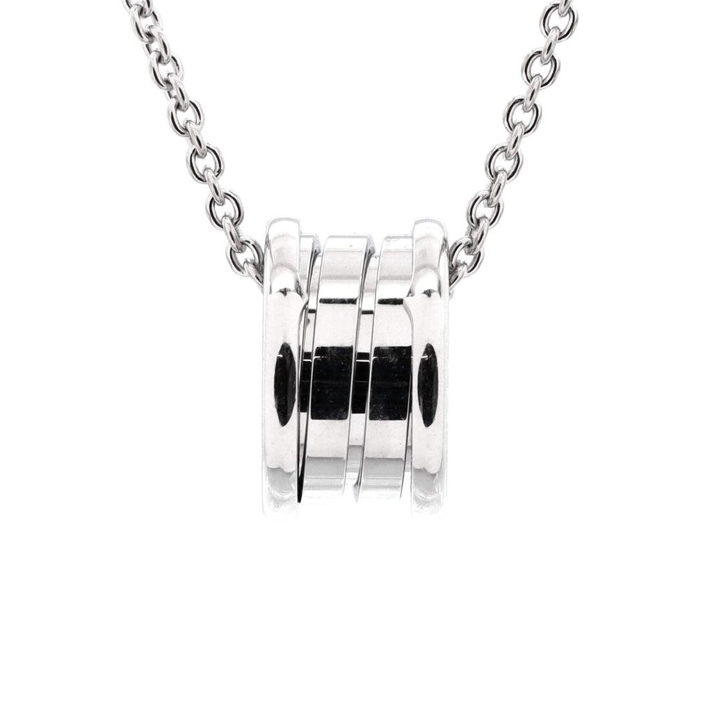 B.Zero1 Pendant Necklace 18K White Gold