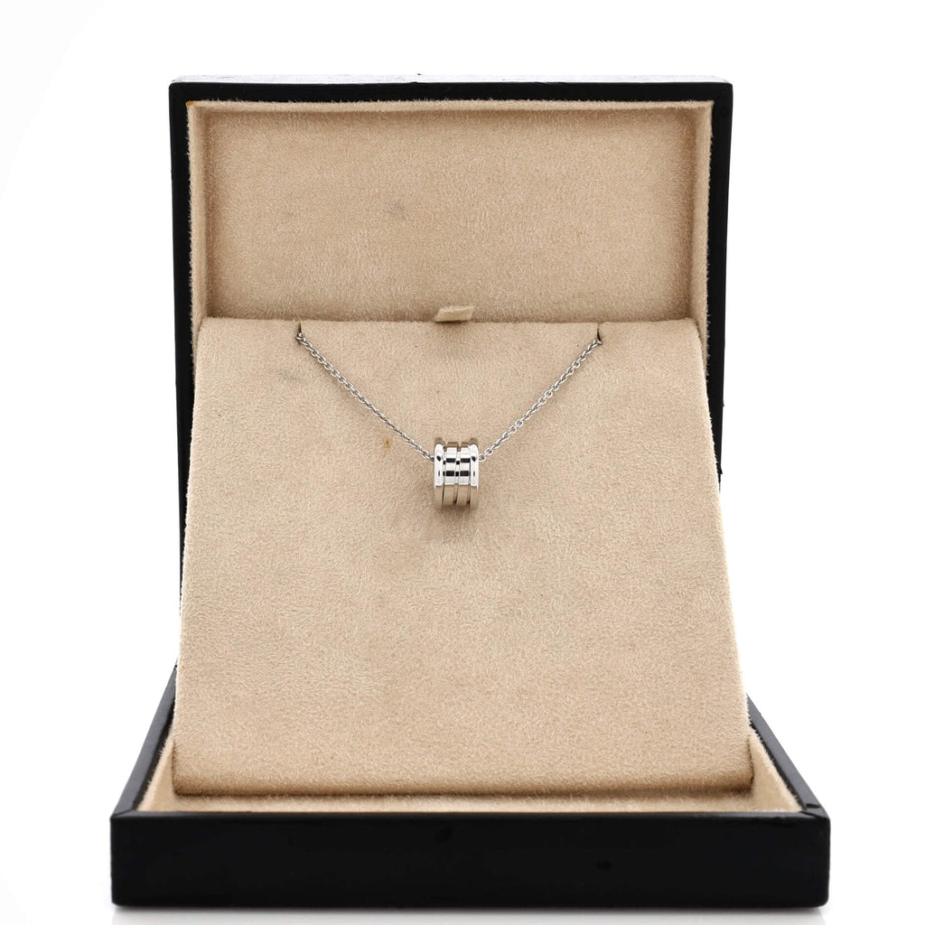 B.Zero1 Pendant Necklace 18K White Gold