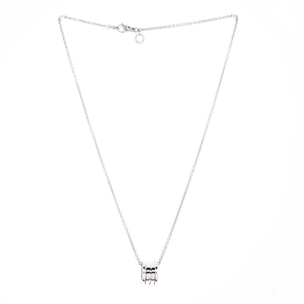 B.Zero1 Pendant Necklace 18K White Gold