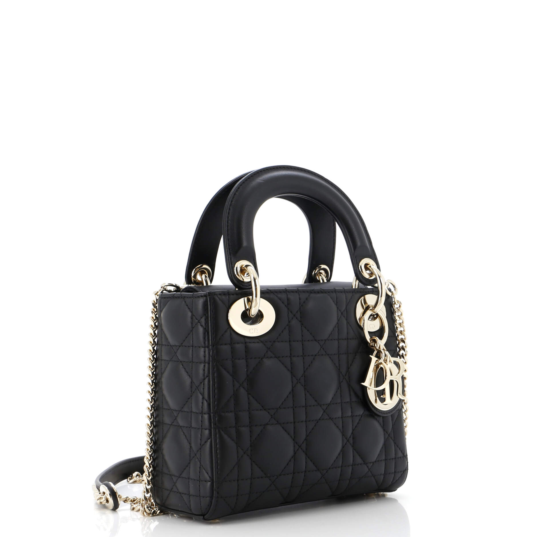 Lady Dior Bag Cannage Quilt Lambskin Mini