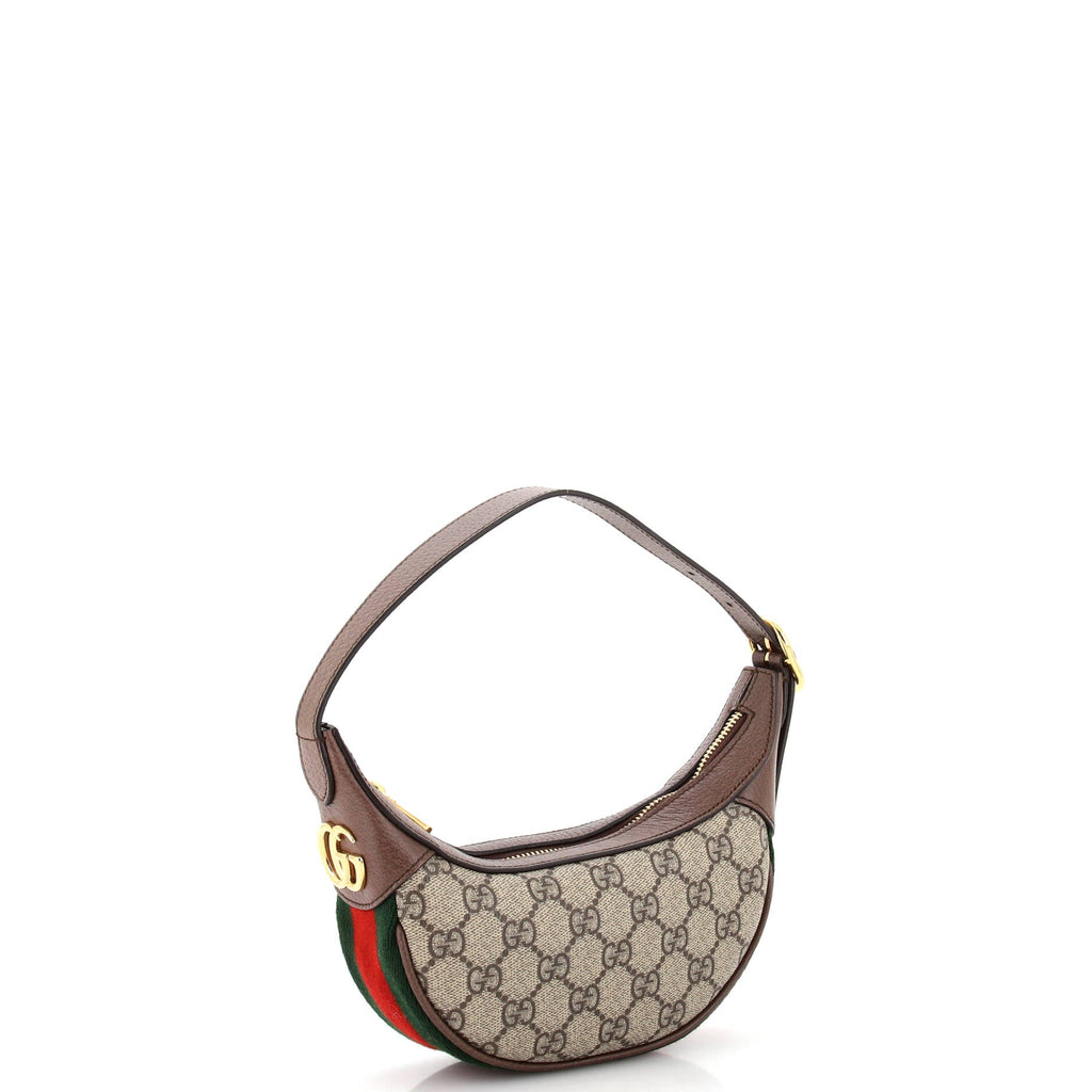 Ophidia Zip Hobo GG Coated Canvas Mini