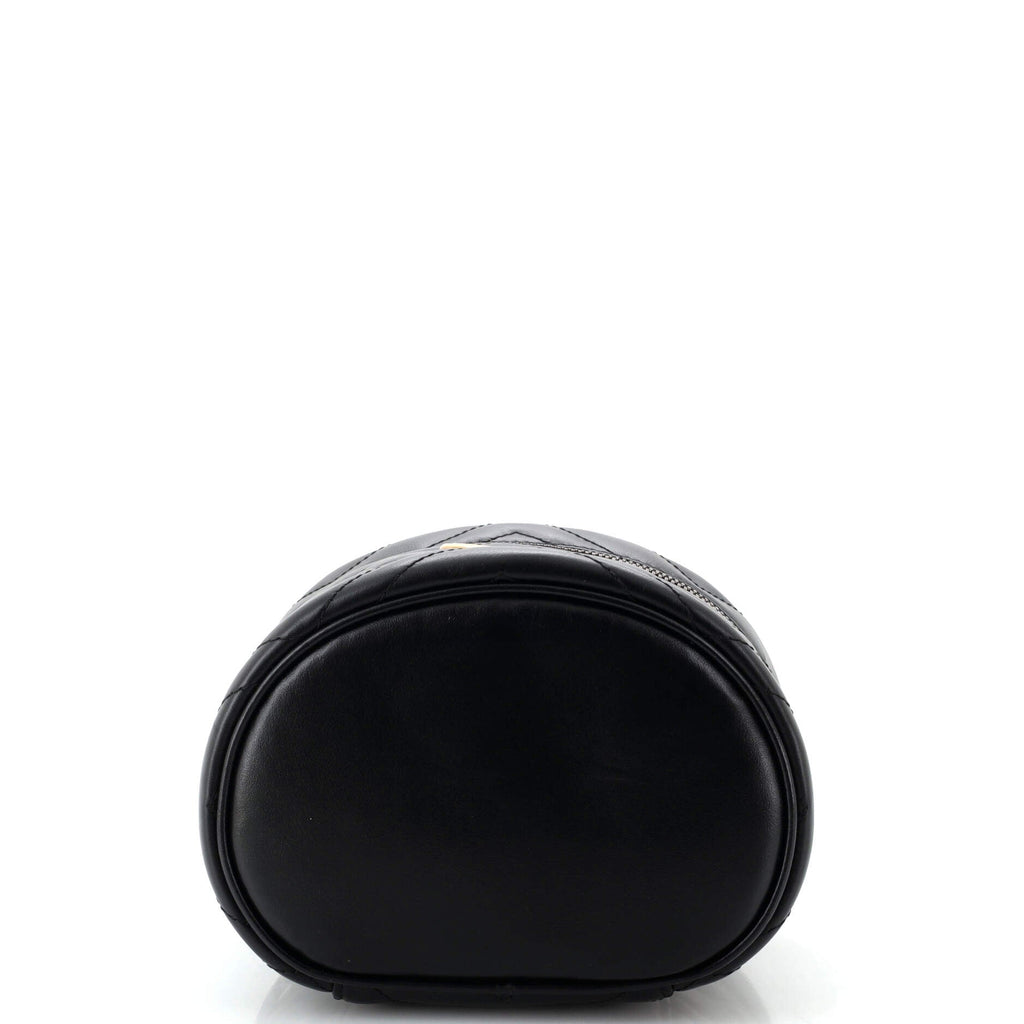 GG Marmont Top Handle Cosmetic Case Matelasse Leather Mini