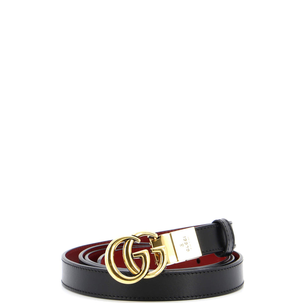 GG Marmont Reversible Belt Leather Thin 135