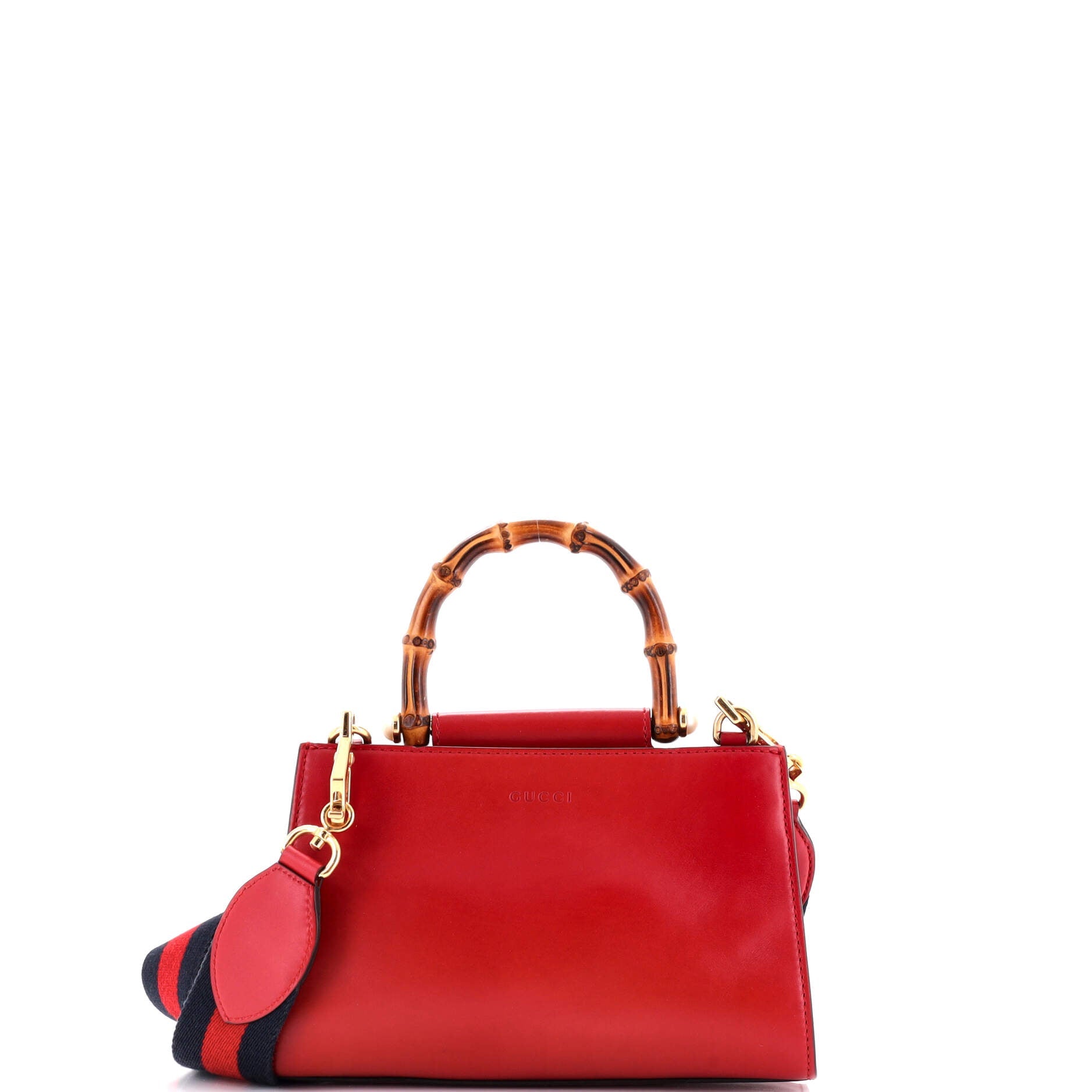 Nymphaea Top Handle Bag Leather Mini