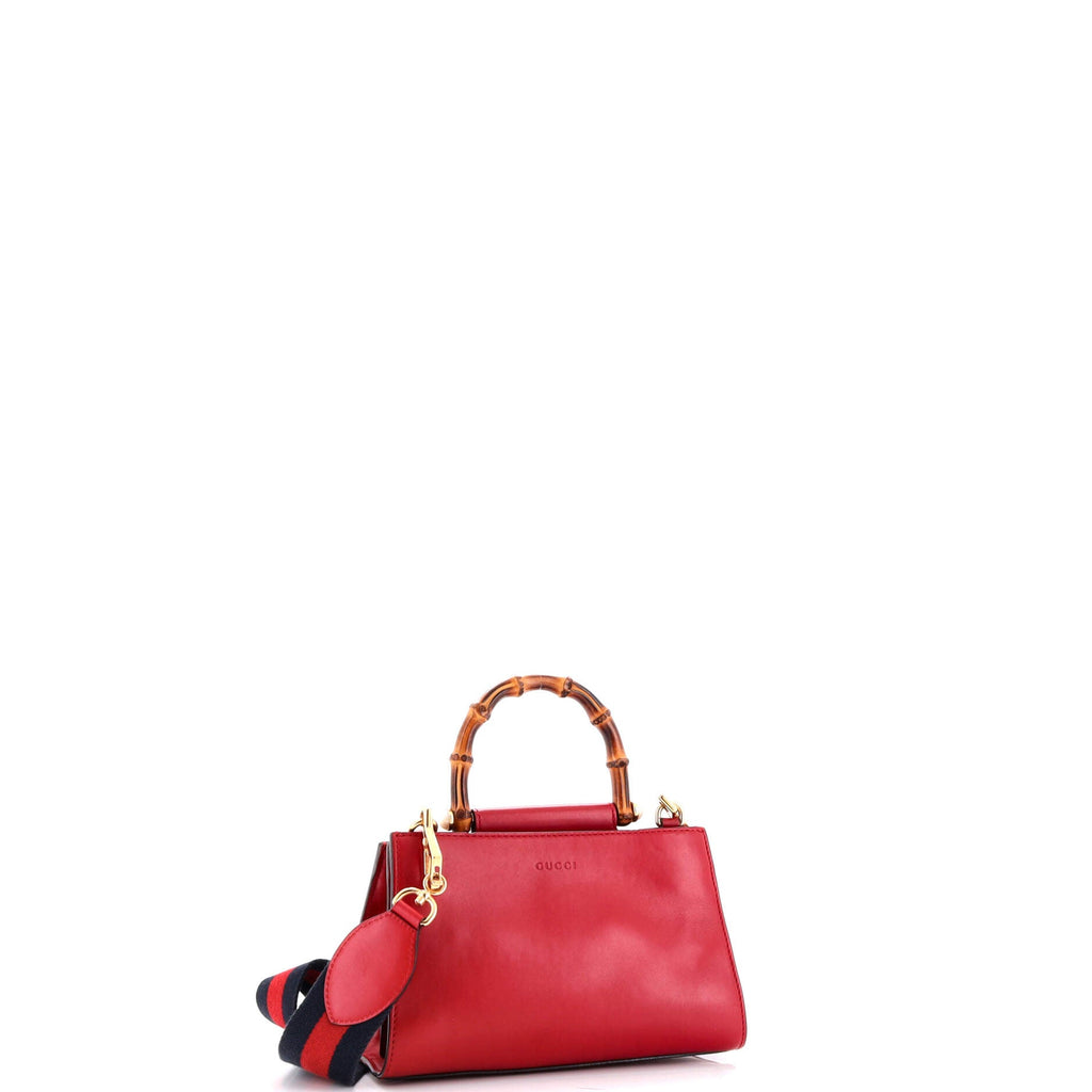Nymphaea Top Handle Bag Leather Mini