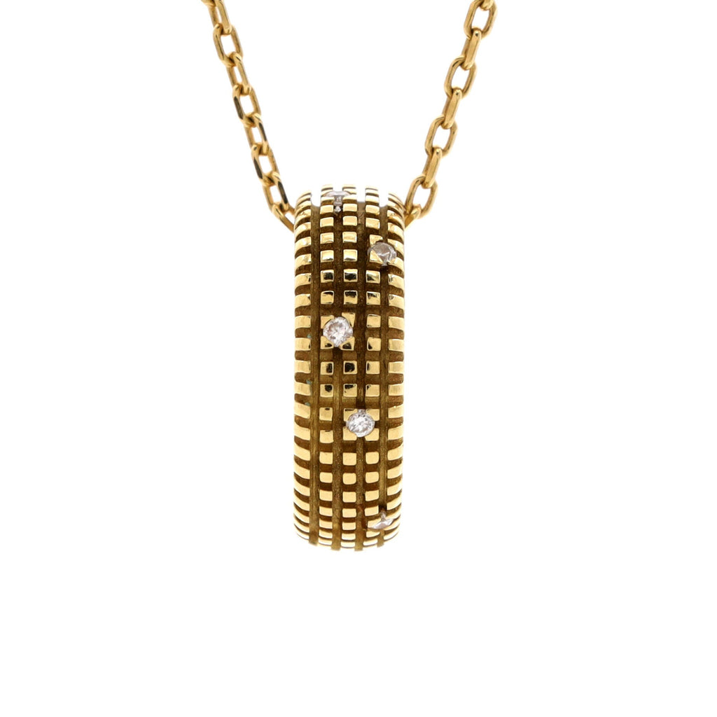 Metropolitan Dream Pendant Necklace 18K Yellow Gold and Diamonds