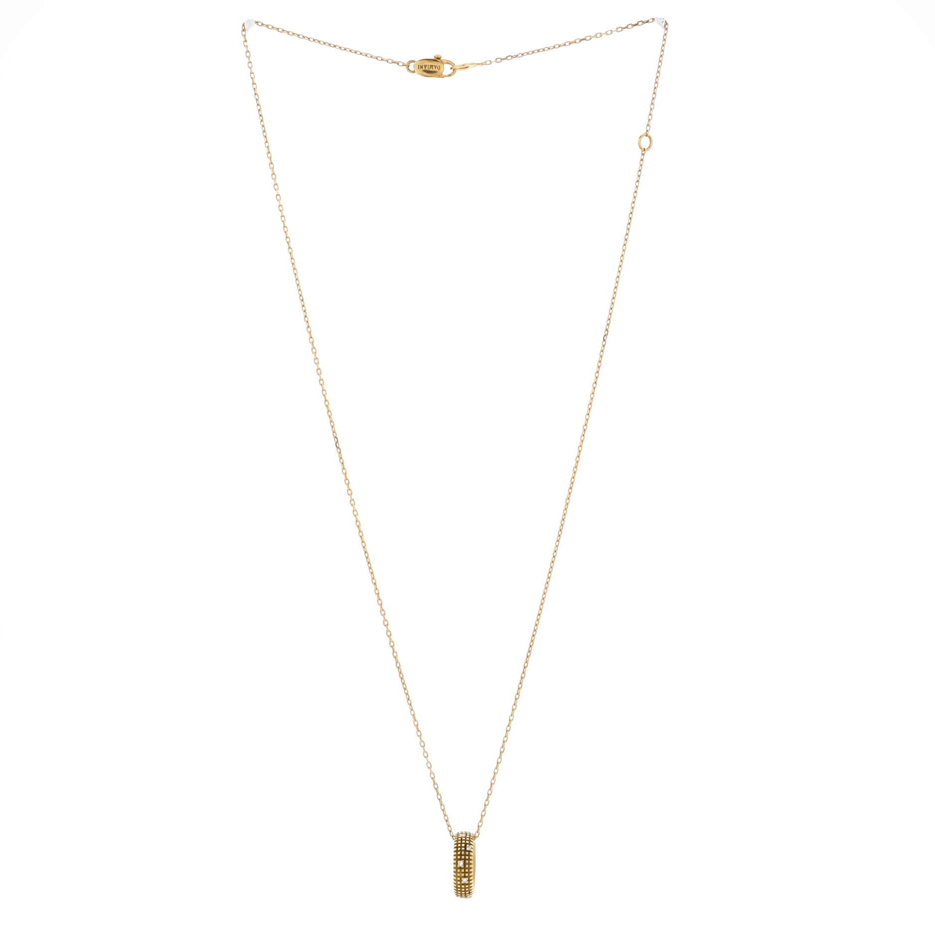 Metropolitan Dream Pendant Necklace 18K Yellow Gold and Diamonds