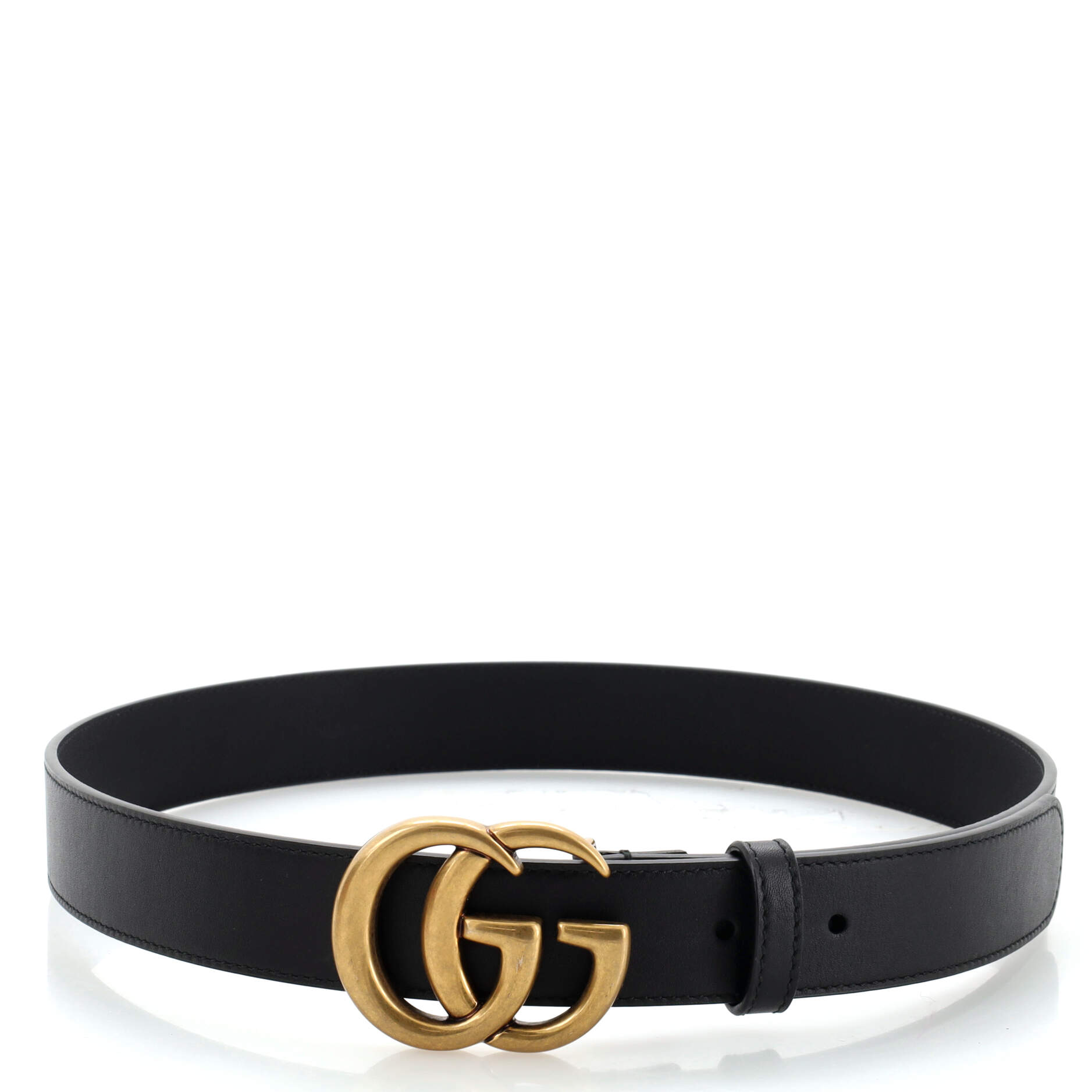 GG Marmont Belt Leather Medium 75