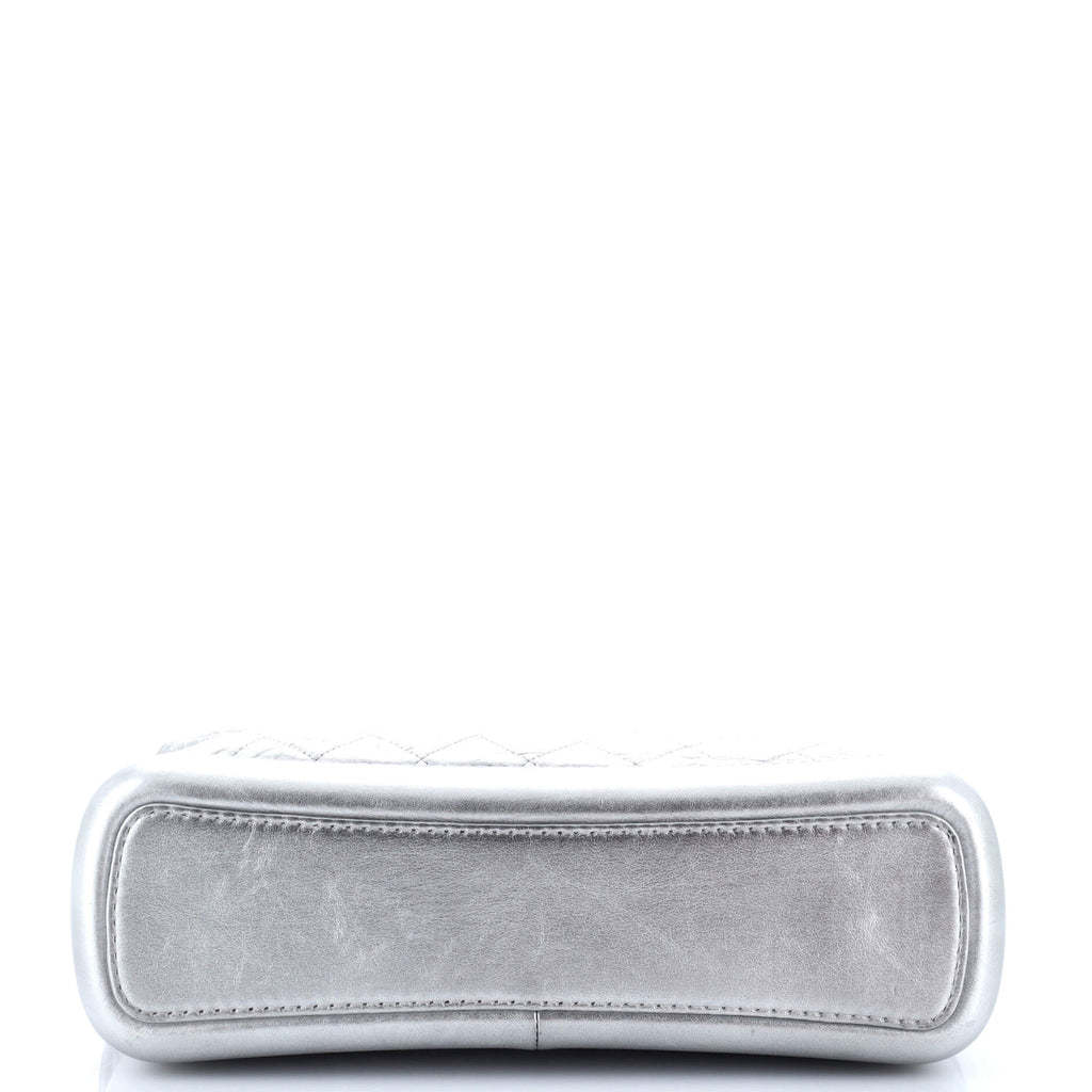 Gabrielle Hobo Quilted Metallic Aged Calfskin Large