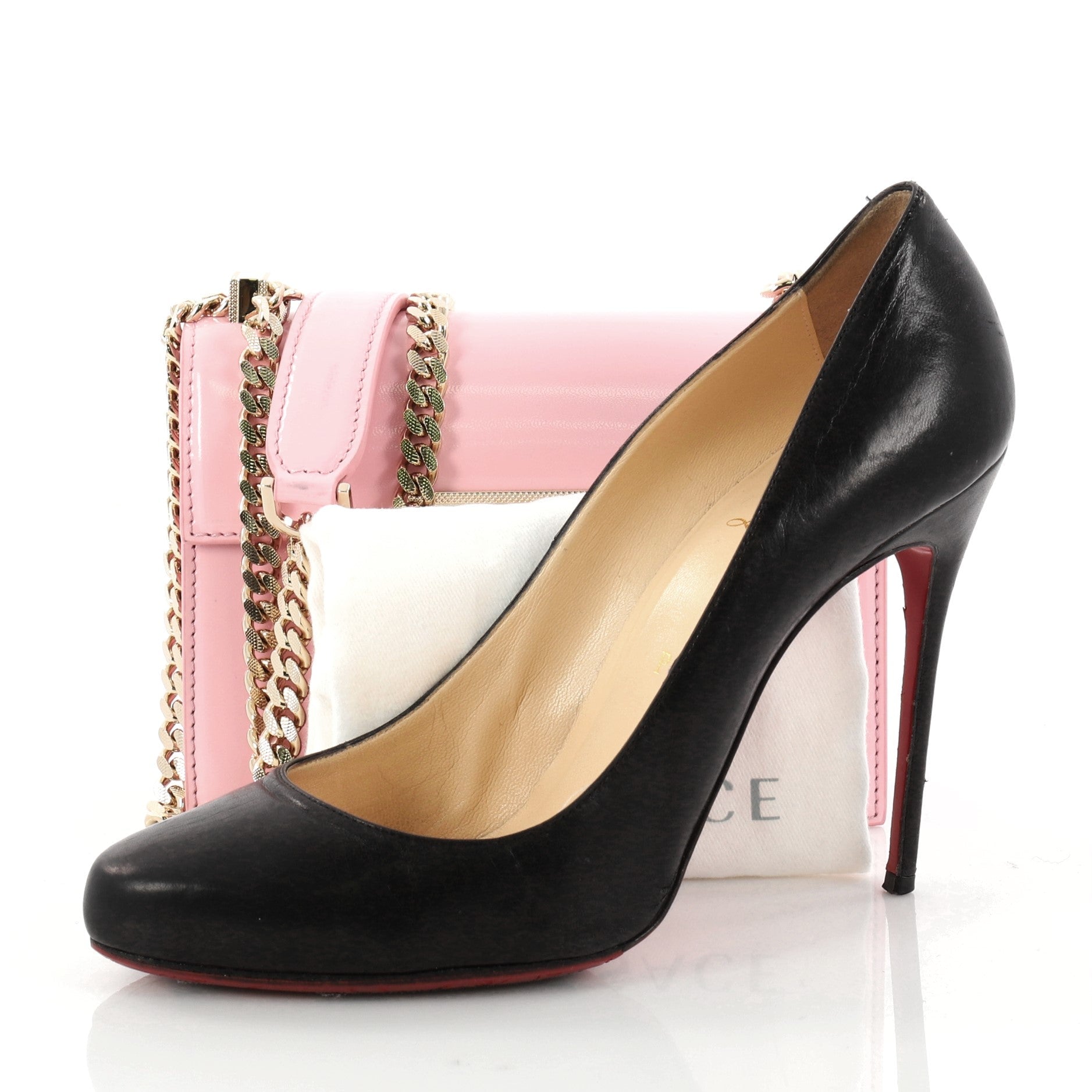 Diamante Shoulder Bag Patent Mini