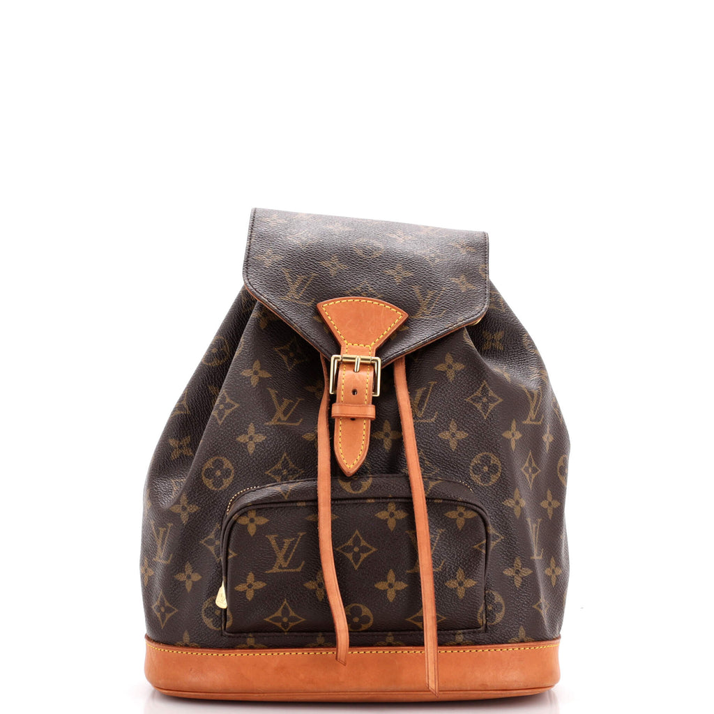 Louis Vuitton Vintage Montsouris Backpack Monogram Canvas PM
