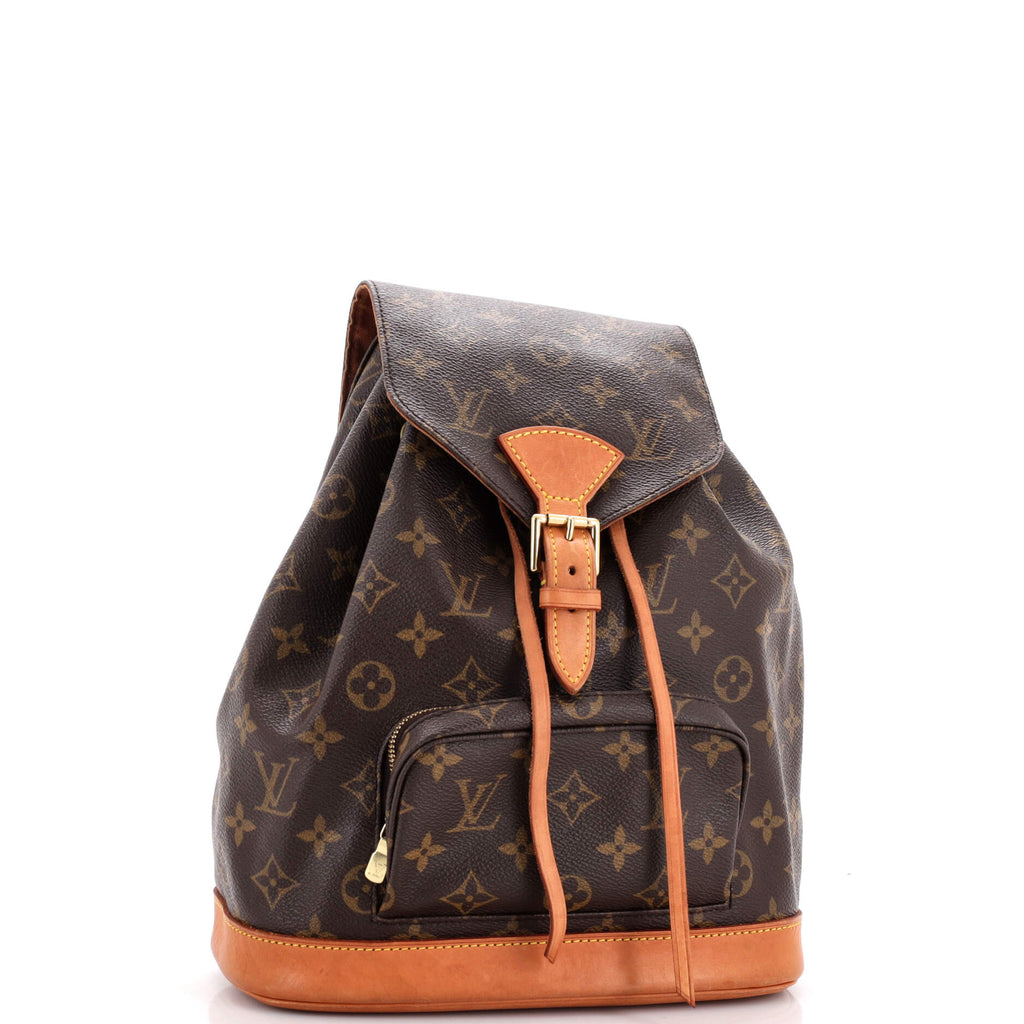 Louis Vuitton Vintage Montsouris Backpack Monogram Canvas PM