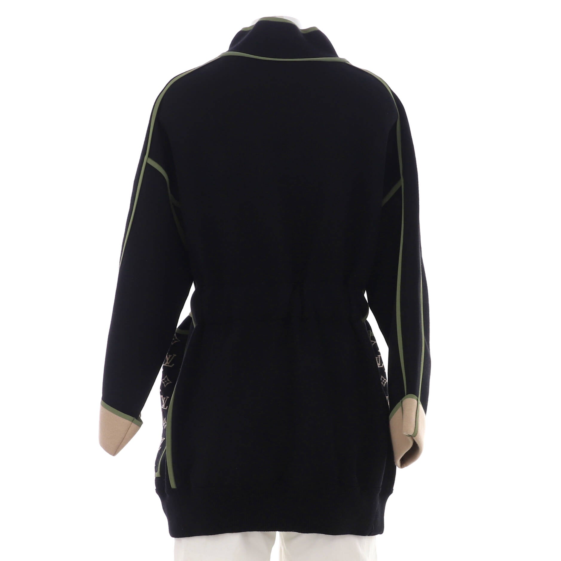 Women’s Flight Mode Belted Zip Up Jacket Wool and Polyamide Blend