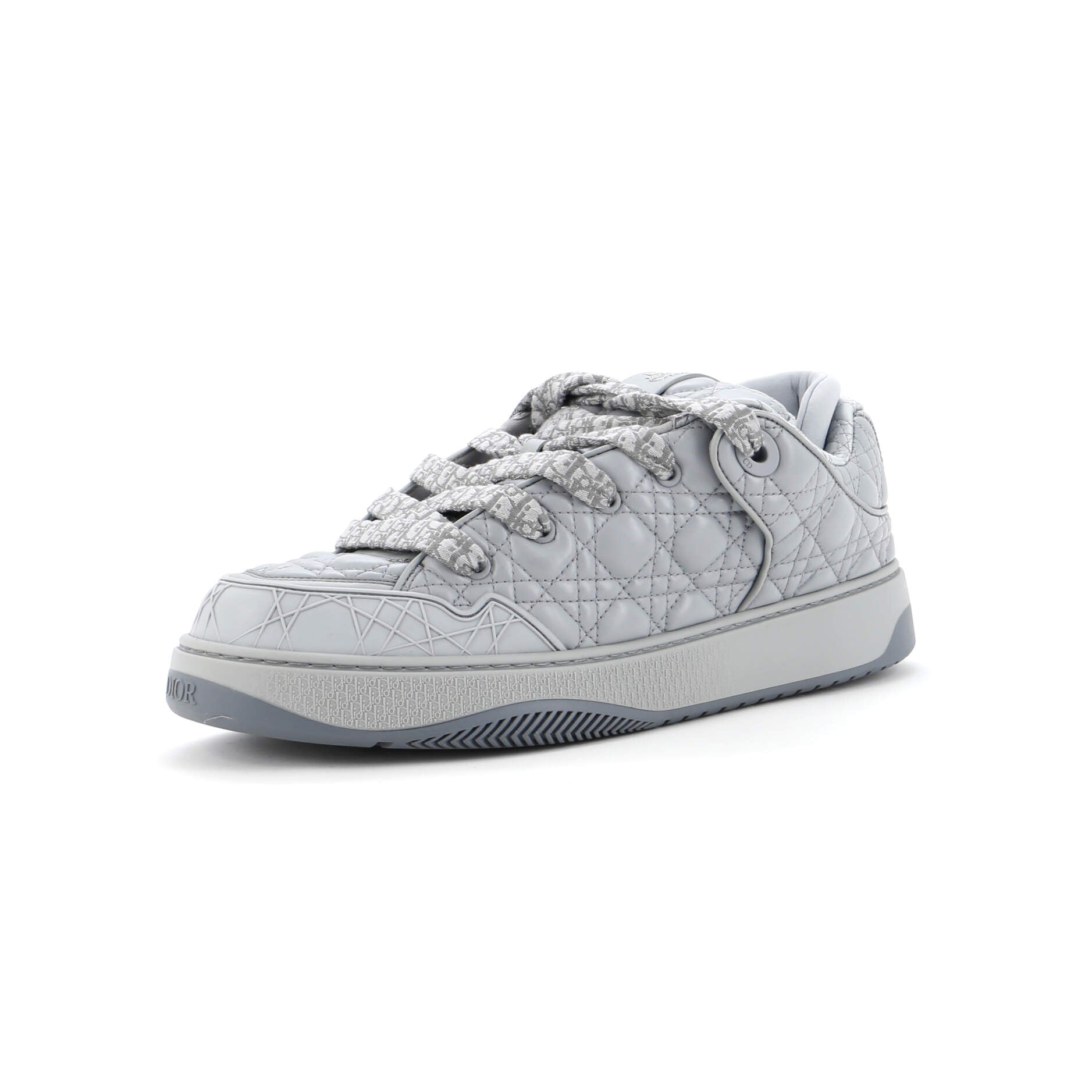 Men's B9S Skater Sneakers Cannage Quilt Leather