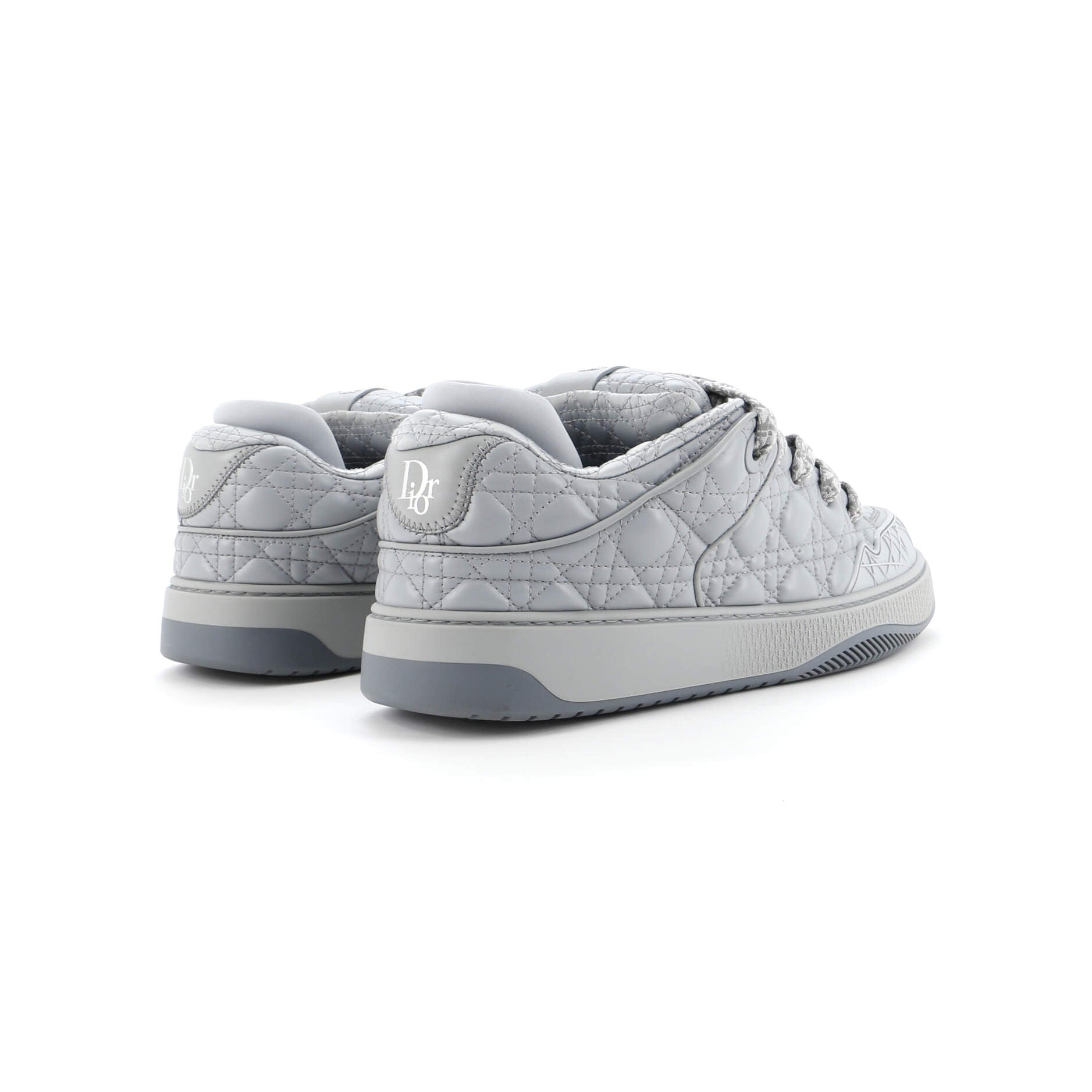 Men's B9S Skater Sneakers Cannage Quilt Leather