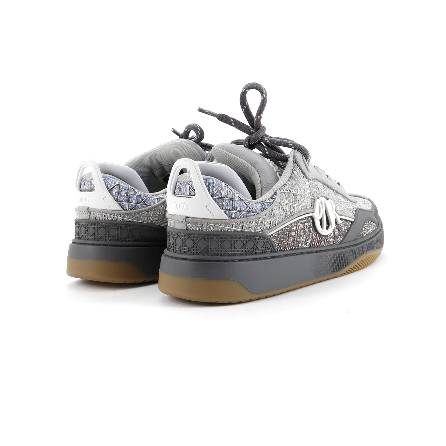 Men's B9S Skater Sneakers Cannage Quilt Tweed