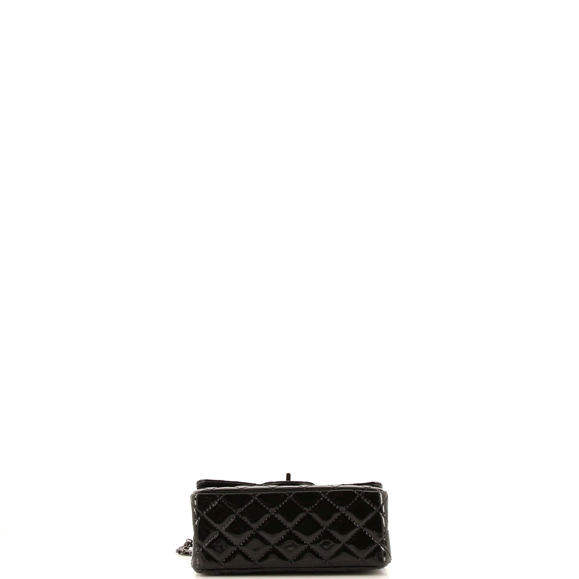 So Black Reissue 2.55 Flap Bag Quilted Patent Mini