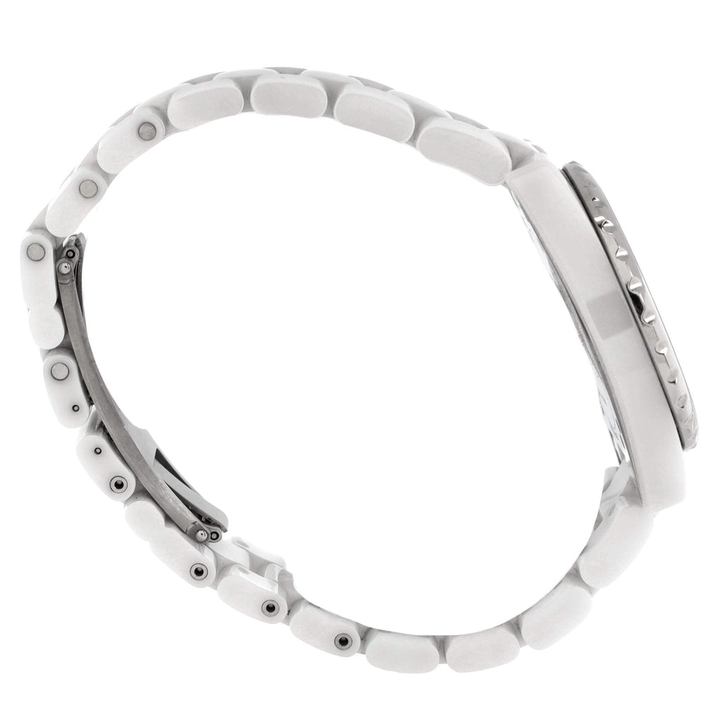 J12-365 Automatic Watch Ceramic and Stainless Steel with Diamond Bezel and Seconds Sub-Dial 36