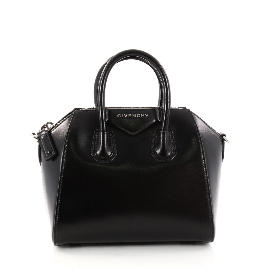 Antigona Bag Glazed Leather Mini