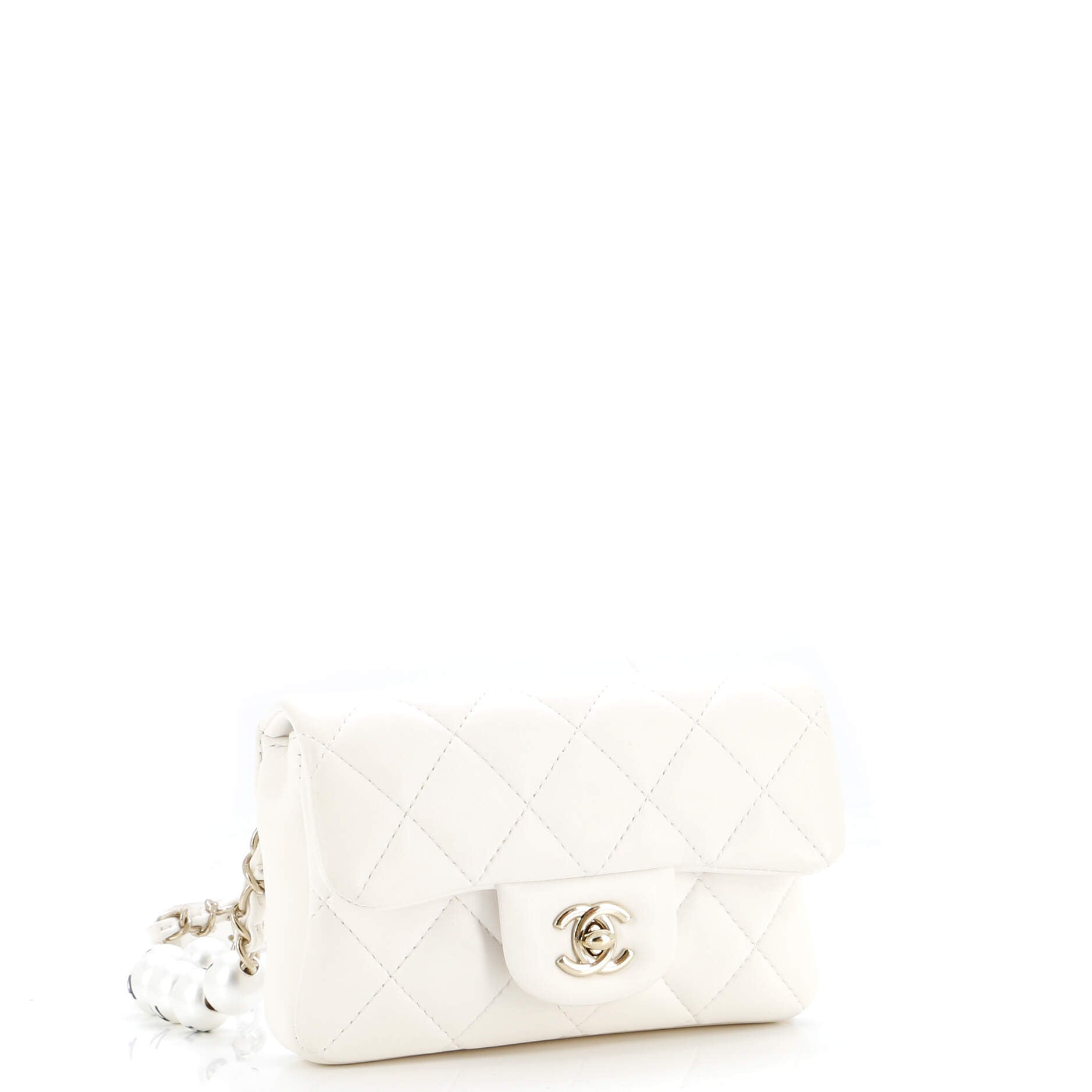 My Precious Pearls Waist Bag Quilted Lambskin Mini