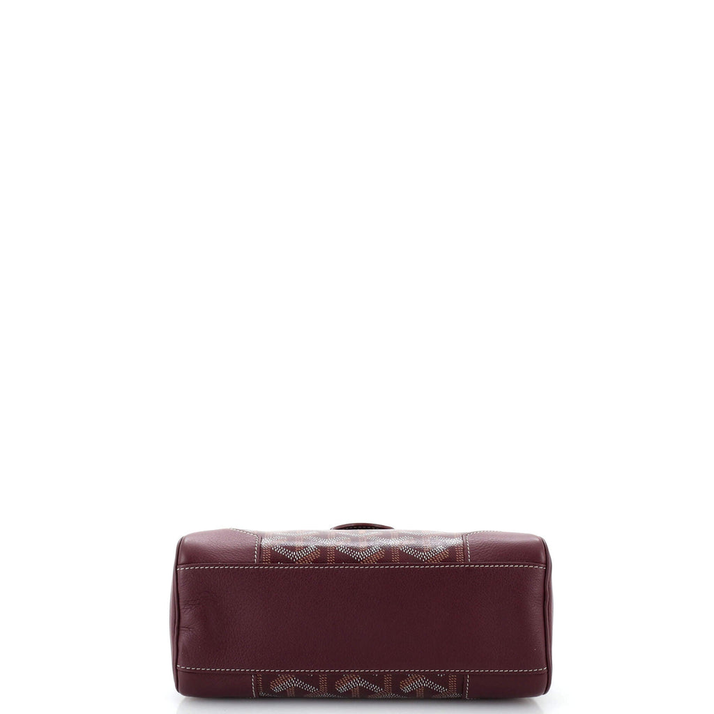Saigon Top Handle Bag Coated Canvas with Leather Mini